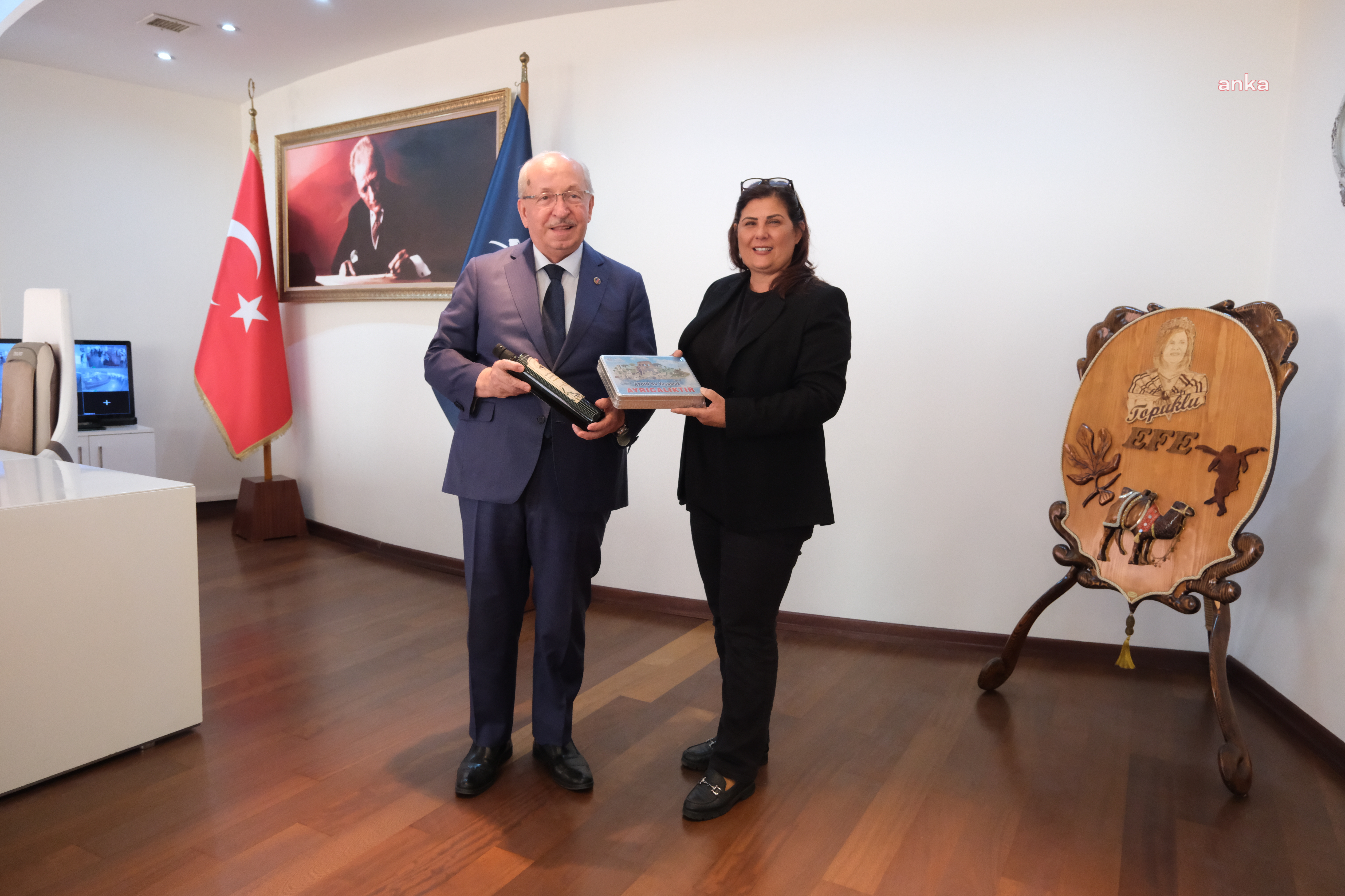 TEKİRDAĞ BÜYÜKŞEHİR BELEDİYE BAŞKANI KADİR ALBAYRAK’TAN ÖZLEM ÇERÇİOĞLU’NA ZİYARET
