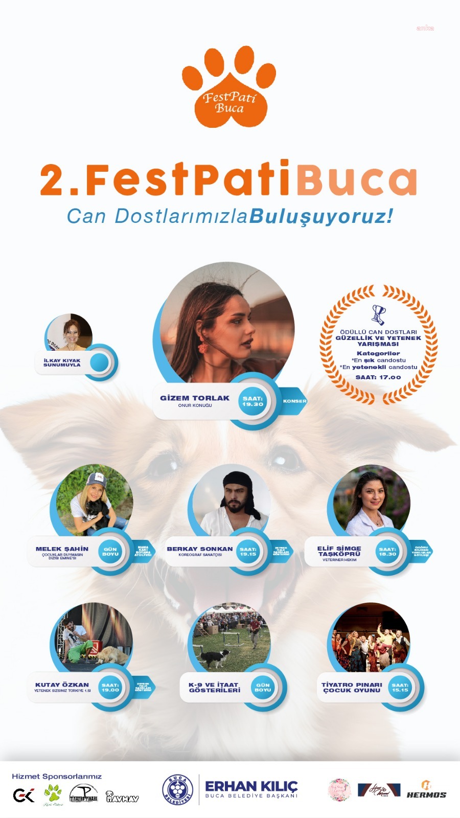HAYVANSEVERLER, BUCA BELEDİYESİ'NİN 30 EYLÜL CUMARTESİ GÜNÜ DÜZENLEYECEĞİ FESTPATİBUCA ETKİNLİĞİNDE BULUŞACAK