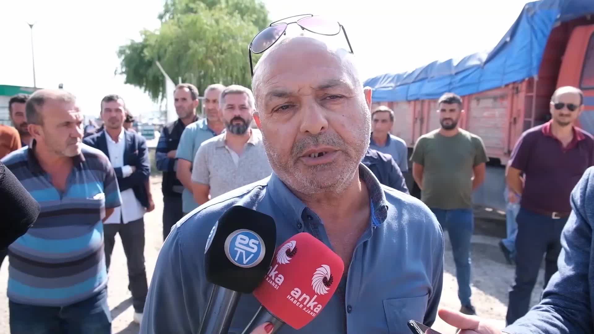 ESKİŞEHİR ŞEKER FABRİKASI NAKLİYECİLERİ DÜŞÜK ÜCRETLERE TEPKİ GÖSTERDİ