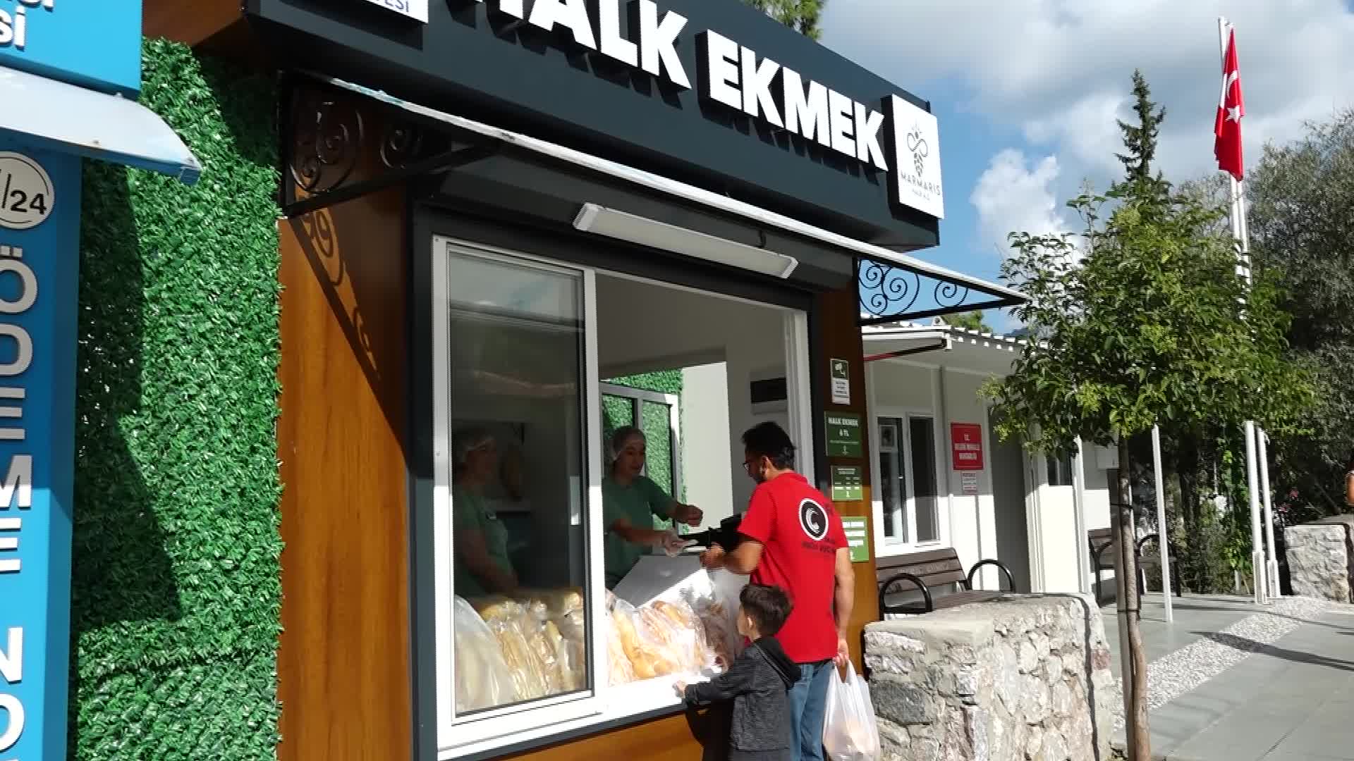 MARMARİS’TE 2. HALK EKMEK BÜFESİ AÇILDI, HALK MARKET VE 2. HALK KAFE DE YOLDA