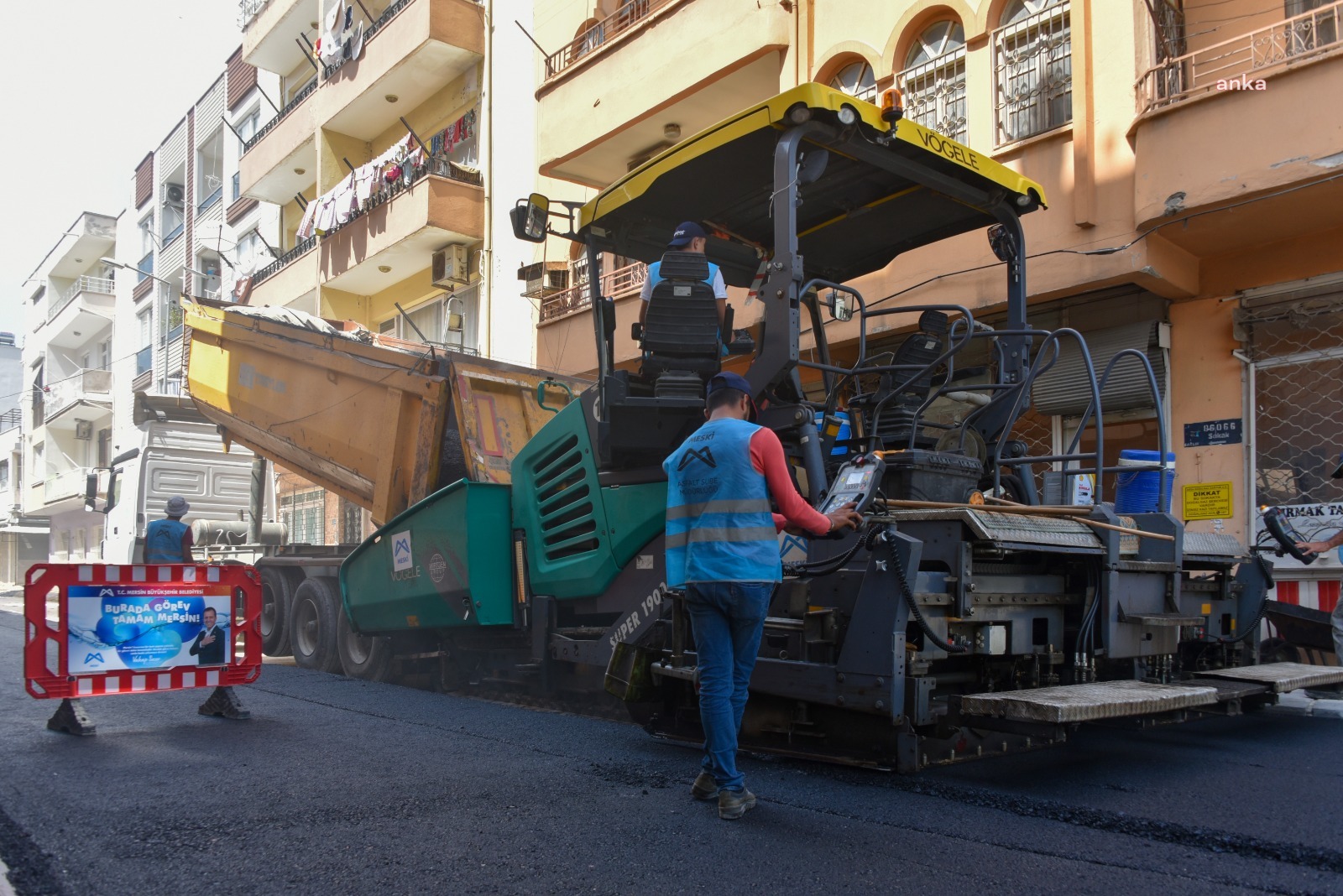MESKİ, 1,5 YILDA TOPLAM 129 BİN 845 TON ASFALT KAPLAMA ÇALIŞMASI GERÇEKLEŞTİRDİ