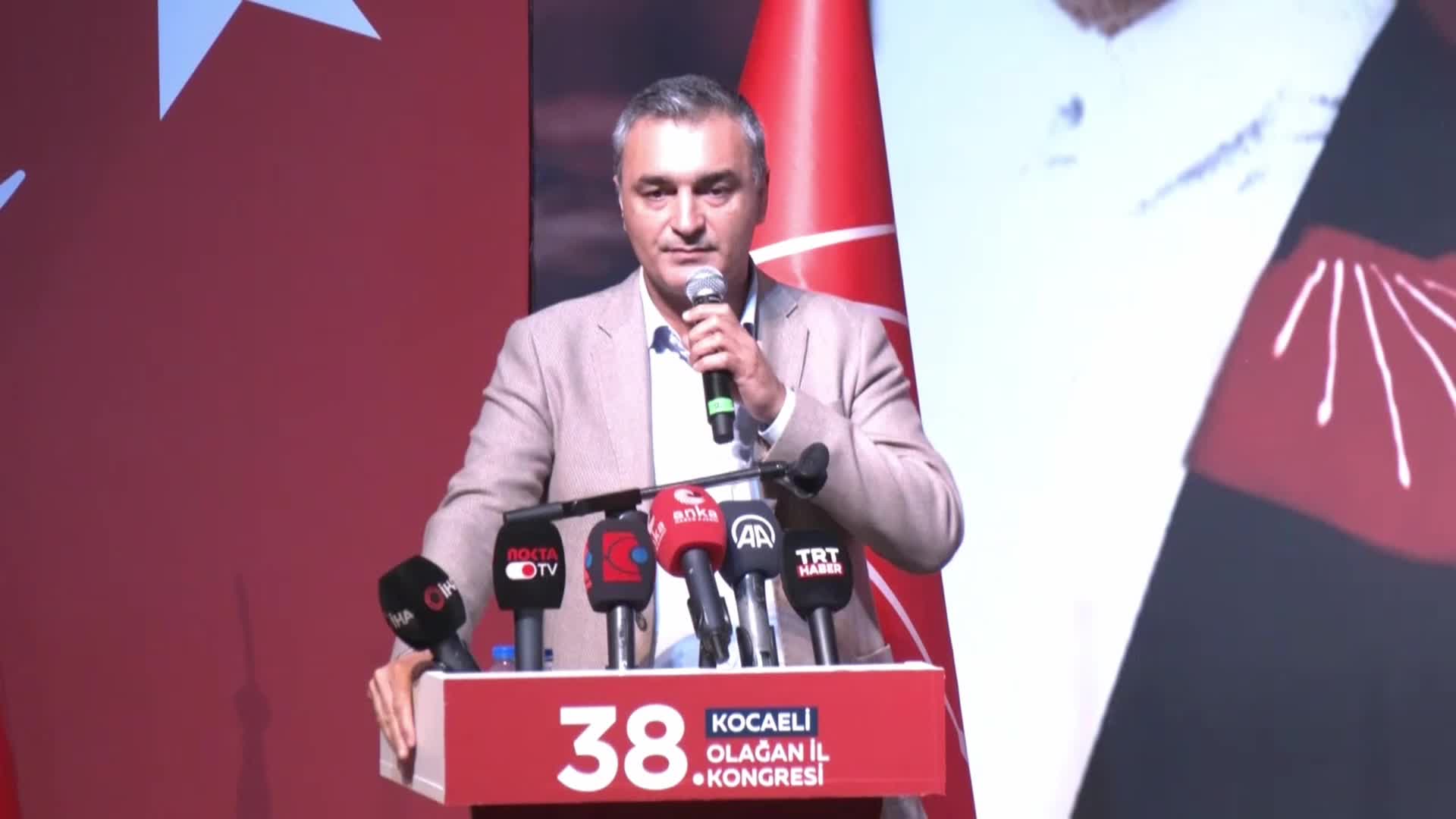 CHP KOCAELİ İL KONGRESİ... MÜSLİM SARI: "STATÜKONUN PARÇASI OLANLAR DEĞİŞİMİN AKTÖRÜ OLAMAZLAR"