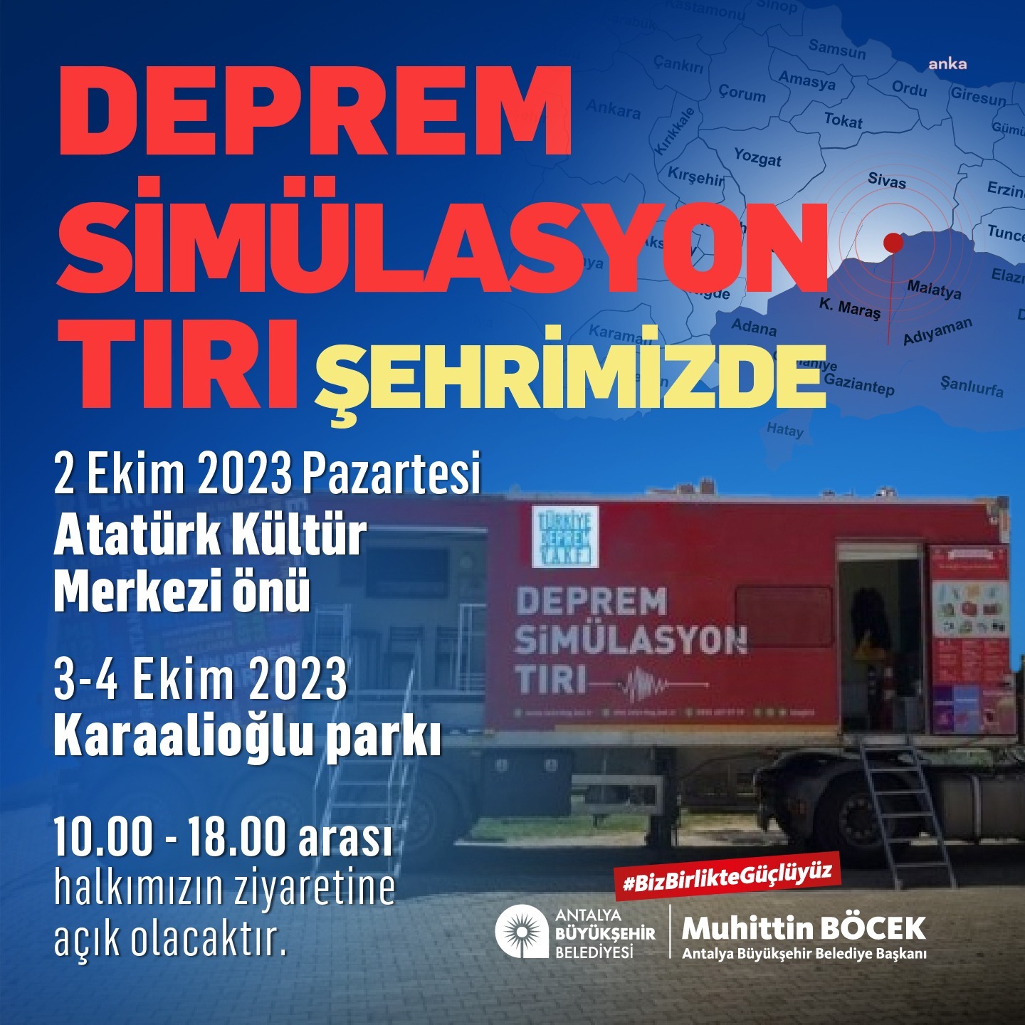 ANTALYA BÜYÜKŞEHİR BELEDİYESİ’NDEN DEPREM KONFERANSI