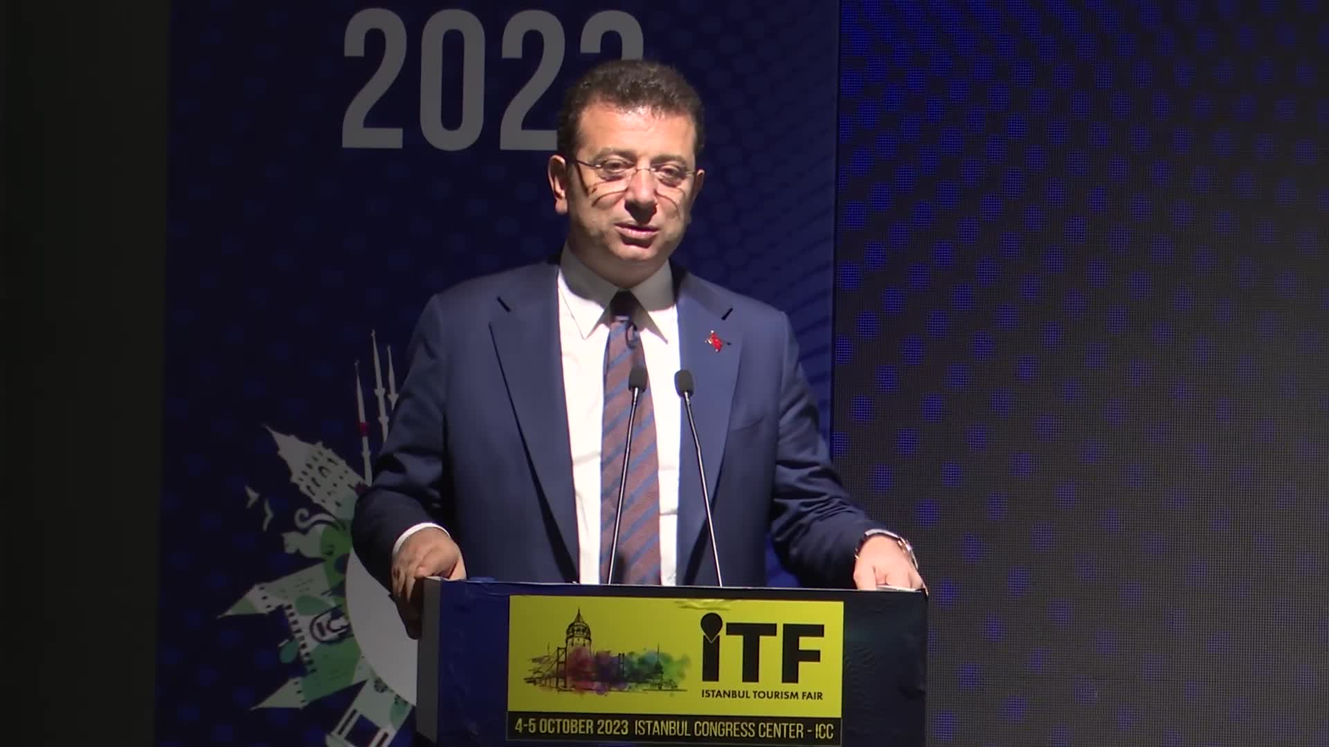 İMAMOĞLU, İSTANBUL TURİZM FUARI AÇILIŞINDA KONUŞTU: "İSTANBUL, TÜRKİYE’NİN  DÜNYA ÇAPINDAKİ EN BÜYÜK MARKASI. BU ŞEHİRDE ÜRETİLECEK GÜZEL BAŞARILAR  BÜTÜN DÜNYAYI POZİTİF ETKİLEYECEKTİR"