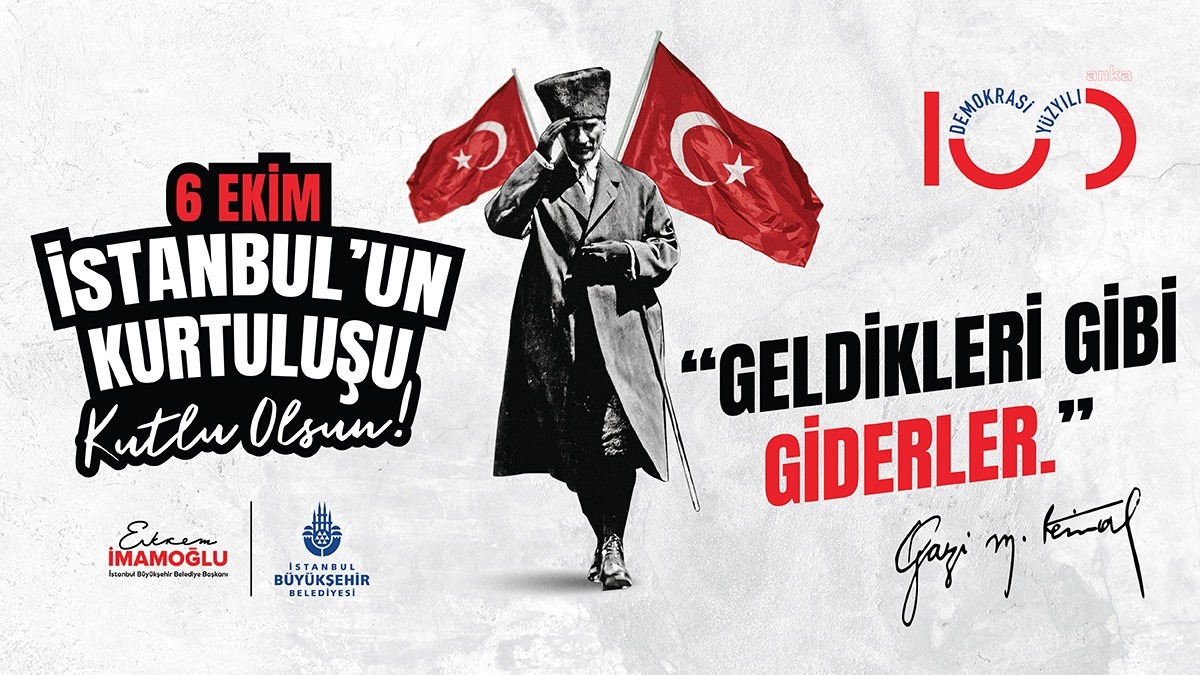 İBB, İSTANBUL’UN KURTULUŞU’NUN 100. YILINI ÜSKÜDAR MEYDANI’NDA ÖZEL ETKİNLİKLERLE KUTLAYACAK
