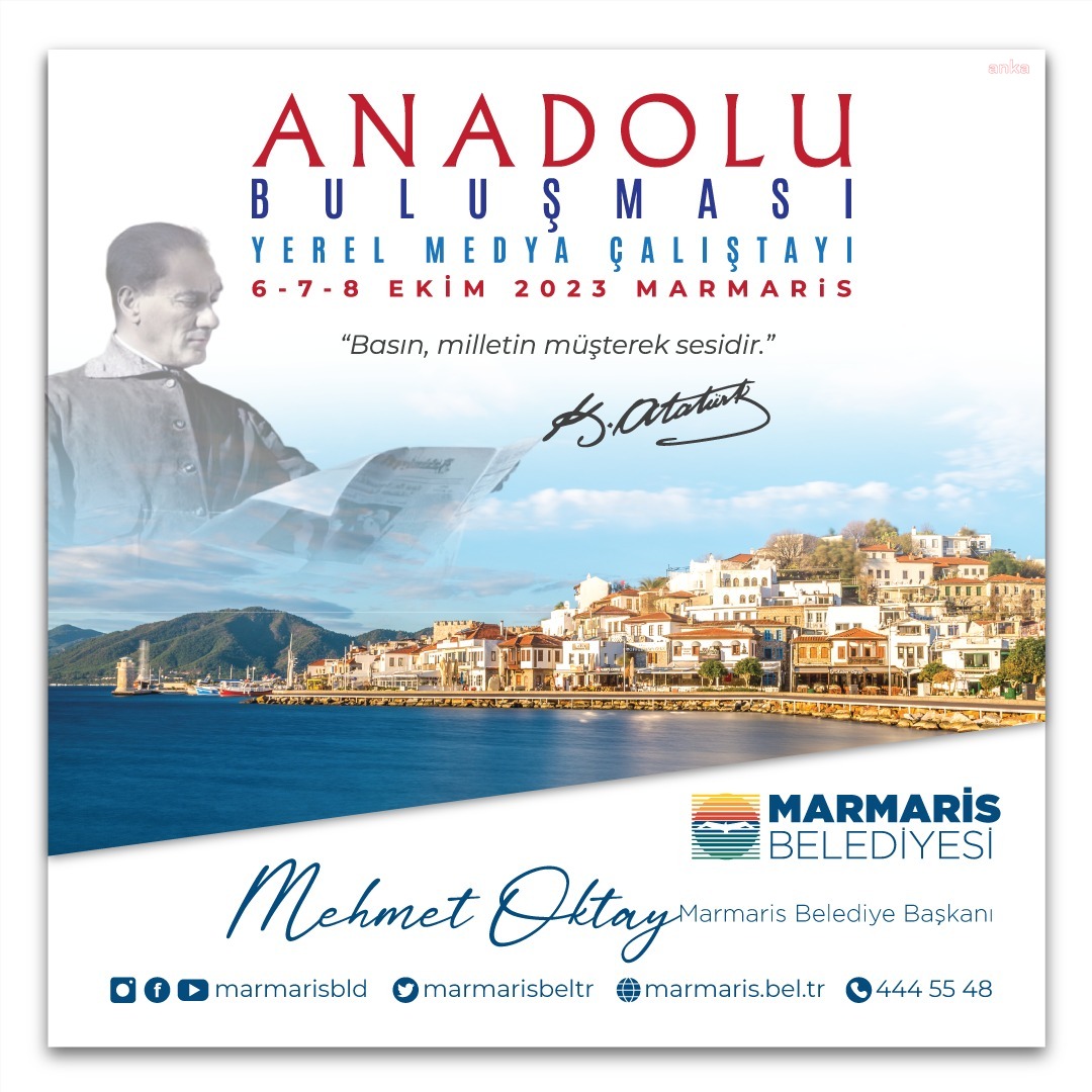 ANADOLU BASINI 3. KEZ MARMARİS’TE BULUŞUYOR