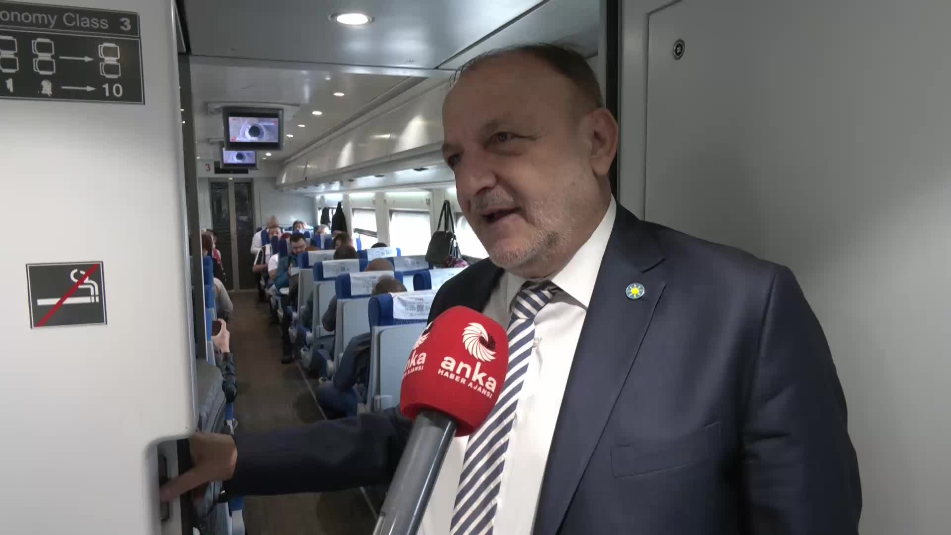 OKTAY VURAL, YÜKSEK HIZLI TRENDE: “İHALESİNİ BEN YAPTIM, MAALESEF BUGÜNKÜ HÜKÜMET BENİM ECDADIMIN PROJESİ DİYEREK SANKİ KENDİLERİNDEN ÖNCE BİR ŞEY YAPILMAMIŞ GİBİ YAPMASI DOĞRU DEĞİL”