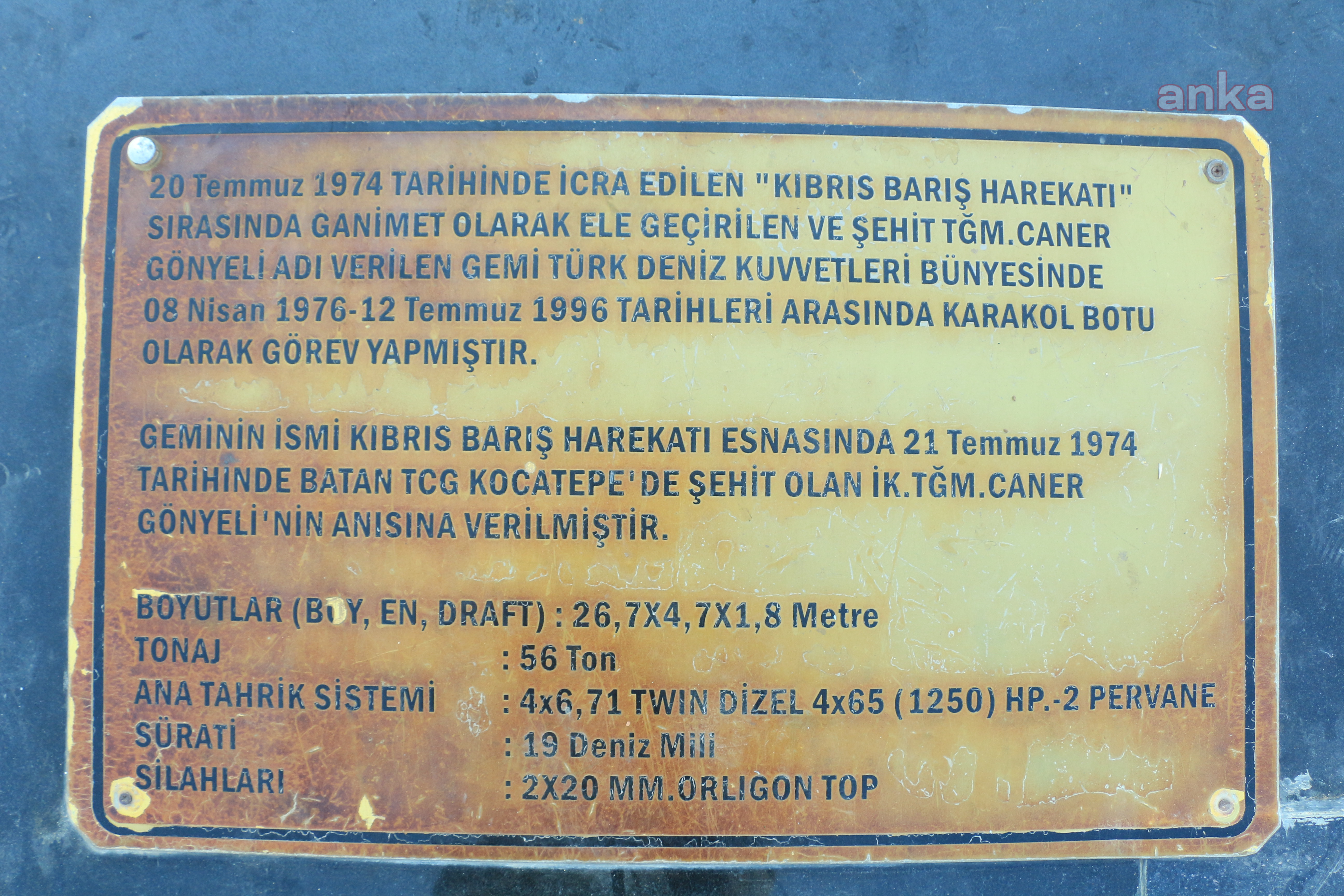 MERSİN BÜYÜKŞEHİR, TARİHİ SAVAŞ GEMİSİ VE UÇAĞI BAKIMDAN GEÇİRİYOR
