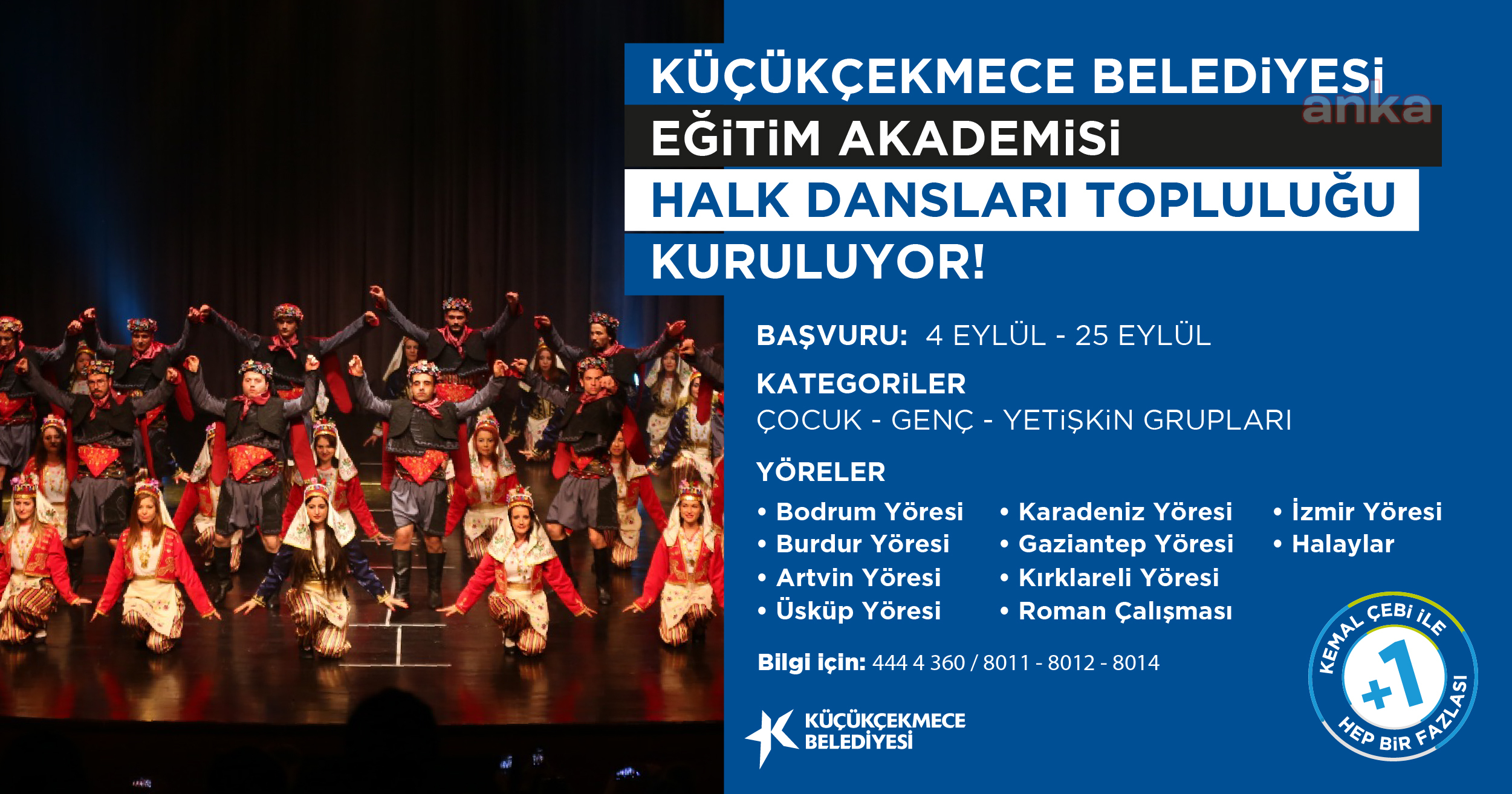 ANADOLU’NUN DÖRT BİR KÖŞESİNDEN HALK OYUNLARI KÜÇÜKÇEKMECE’DE