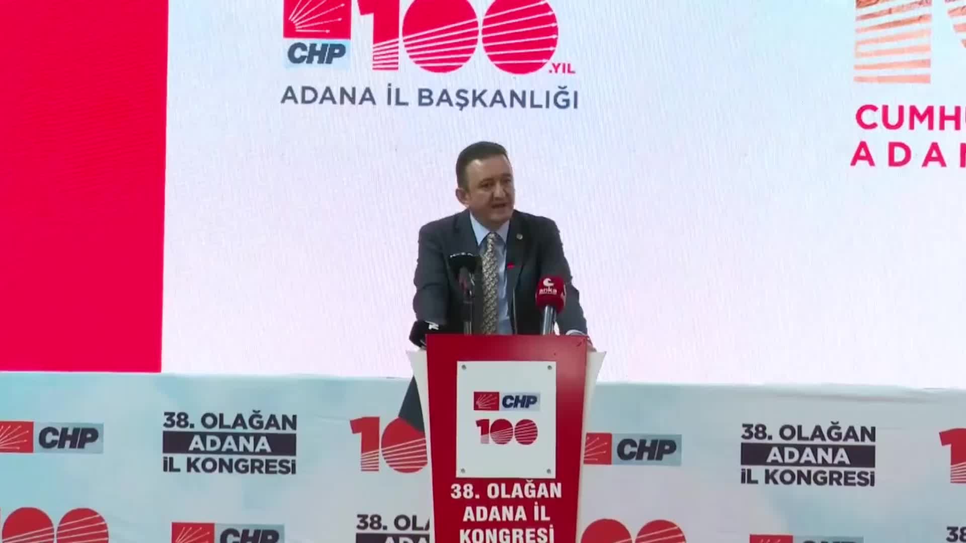 CHP ADANA İL KONGRESİ... DİVAN BAŞKANI BARIŞ BEKTAŞ: “KOLEKTİF BİR SORUMLULUĞU ÜZERİMİZE ALIP SAĞLIKLI BİR SÜREÇLE YEREL SEÇİMLERE ULAŞACAĞIZ”