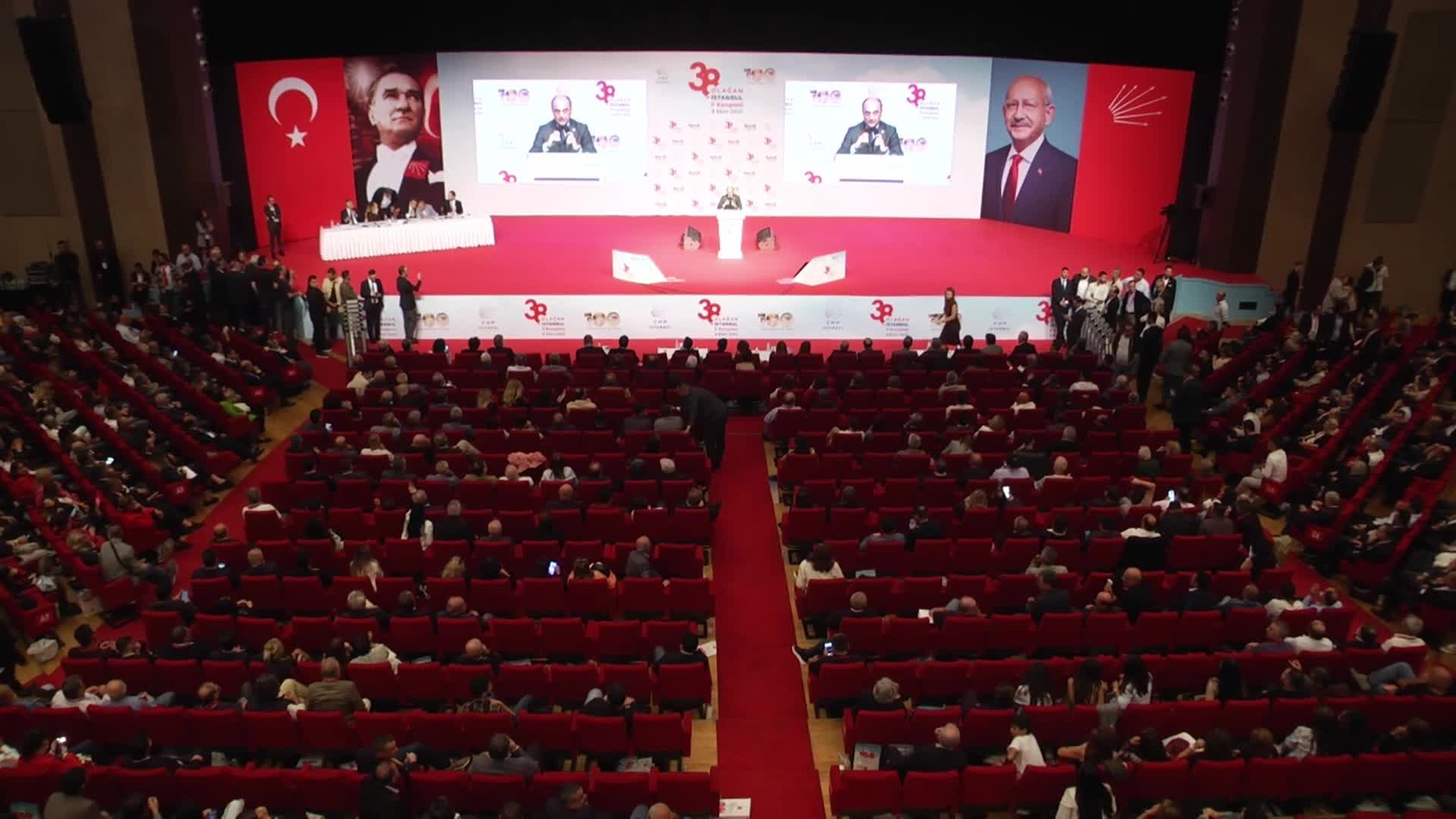 CHP İSTANBUL İL KONGRESİ... TURAN AYDOĞAN: "SİYASETTE İKİ SORUYU KENDİNİZE SORMAZSANIZ SİYASET YAPAMAZSINIZ, KİMİN İÇİN VE NE İÇİN SİYASET YAPIYORSUNUZ, BUNU GENEL BAŞKANIMIZ NET AÇIKLADI"