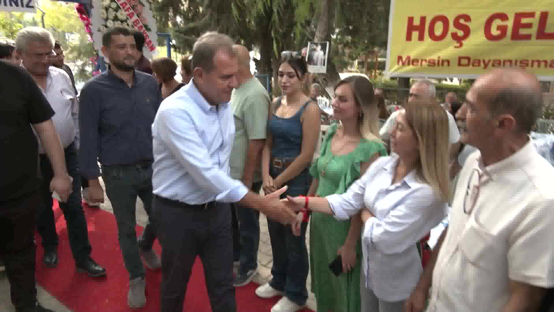 VAHAP SEÇER, MERSİN DAYANIŞMA PLATFORMU ÜYELERİ İLE BİR ARAYA GELDİ