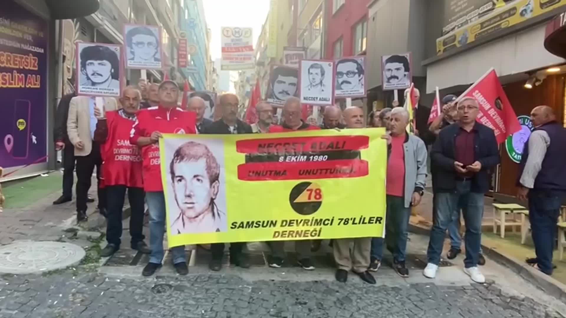 SAMSUN DEVRİMCİ 78’LİLER DERNEĞİ: "İDAMININ 43. YILINDA NECDET ADALI ONURUMUZ OLMAYA DEVAM EDİYOR"