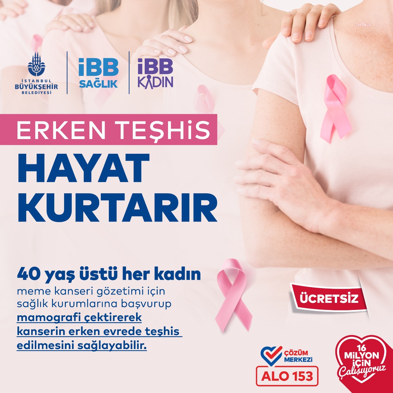 İBB’DEN HALK SAĞLIĞI HİZMETİ: ÜCRETSİZ KANSER TARAMASI