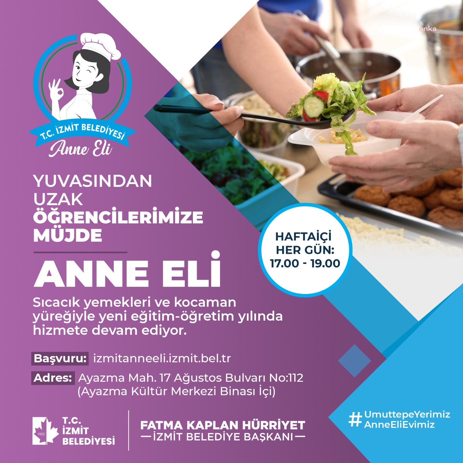 İZMİT BELEDİYESİ'NİN ANNE ELİ PROJESİ DEVAM EDİYOR