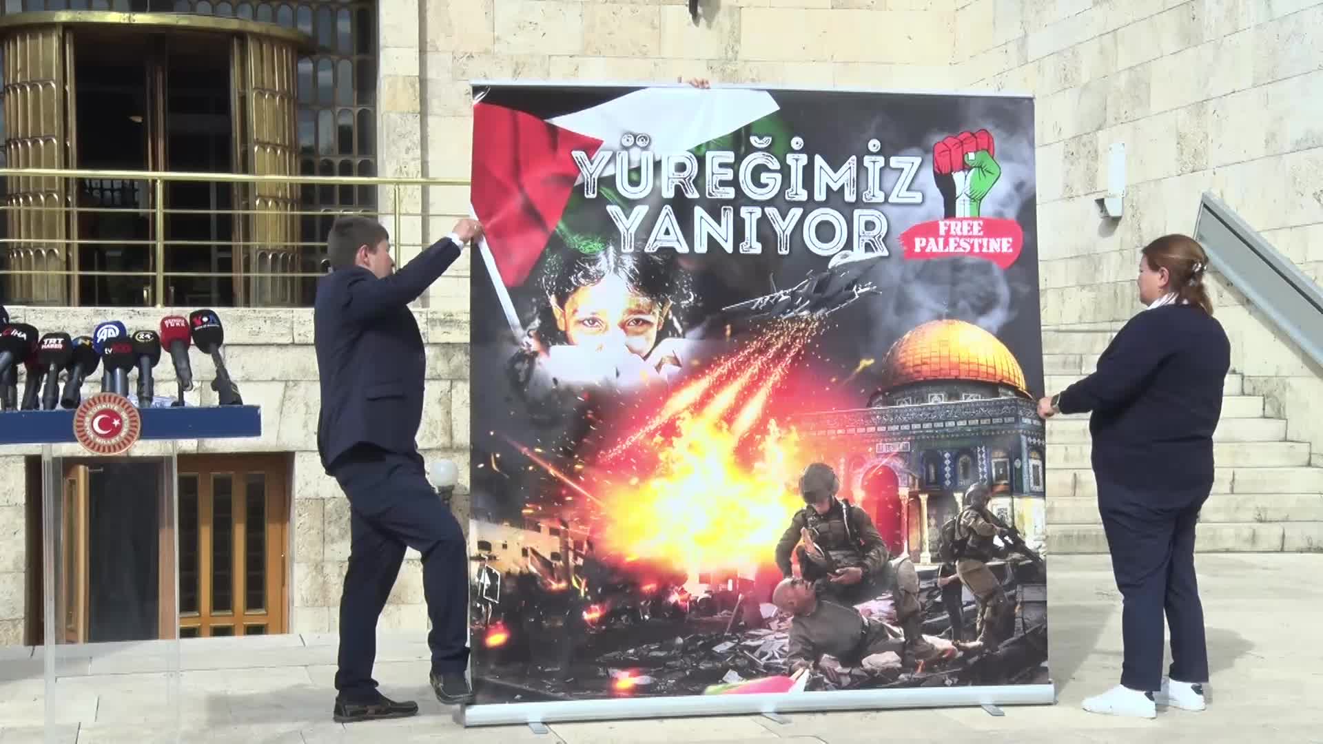 TÜRKİYE- FİLİSTİN PARLAMENTOLARARASI DOSTLUK GRUBU BAŞKANI HASAN TURAN’DAN İSRAİL’E TEPKİ: YASAK OLAN BOMBALARLA KADIN, ÇOCUK DEMEDEN ÖLDÜRÜLÜYORLAR