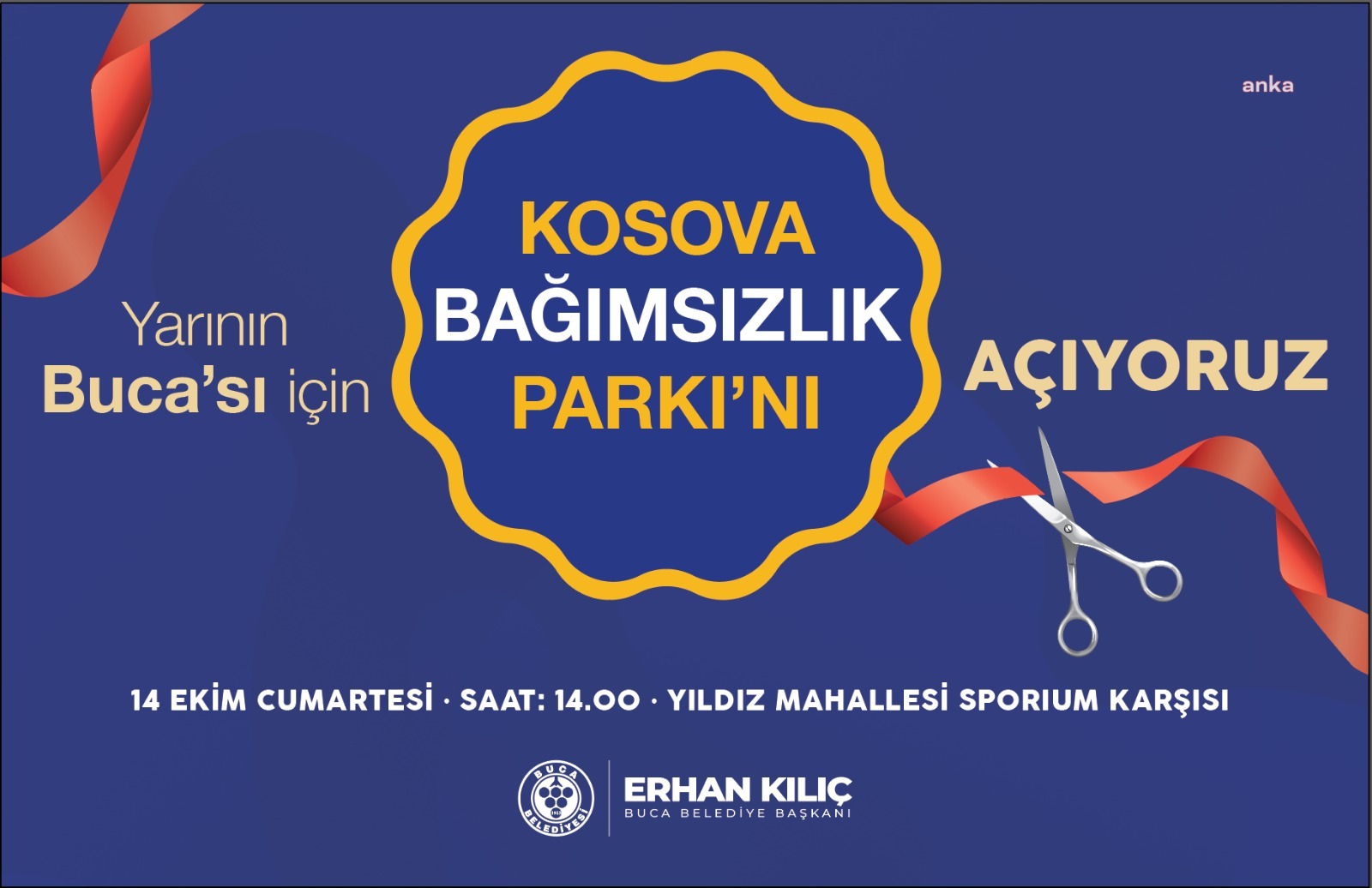 BUCA'DA KOSOVA BAĞIMSIZLIK PARKI AÇILIYOR