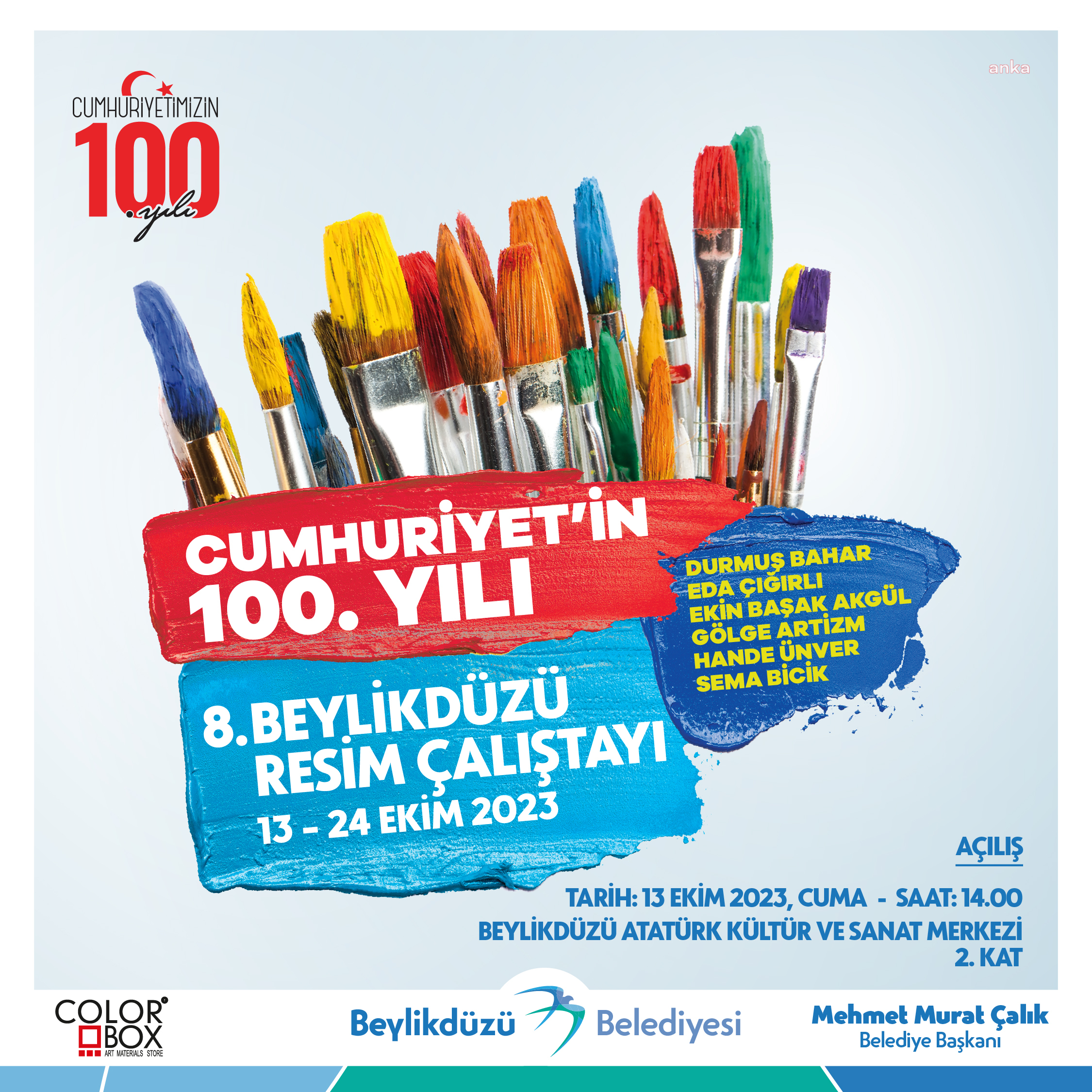 8. BEYLİKDÜZÜ RESİM ÇALIŞTAYI BAŞLIYOR