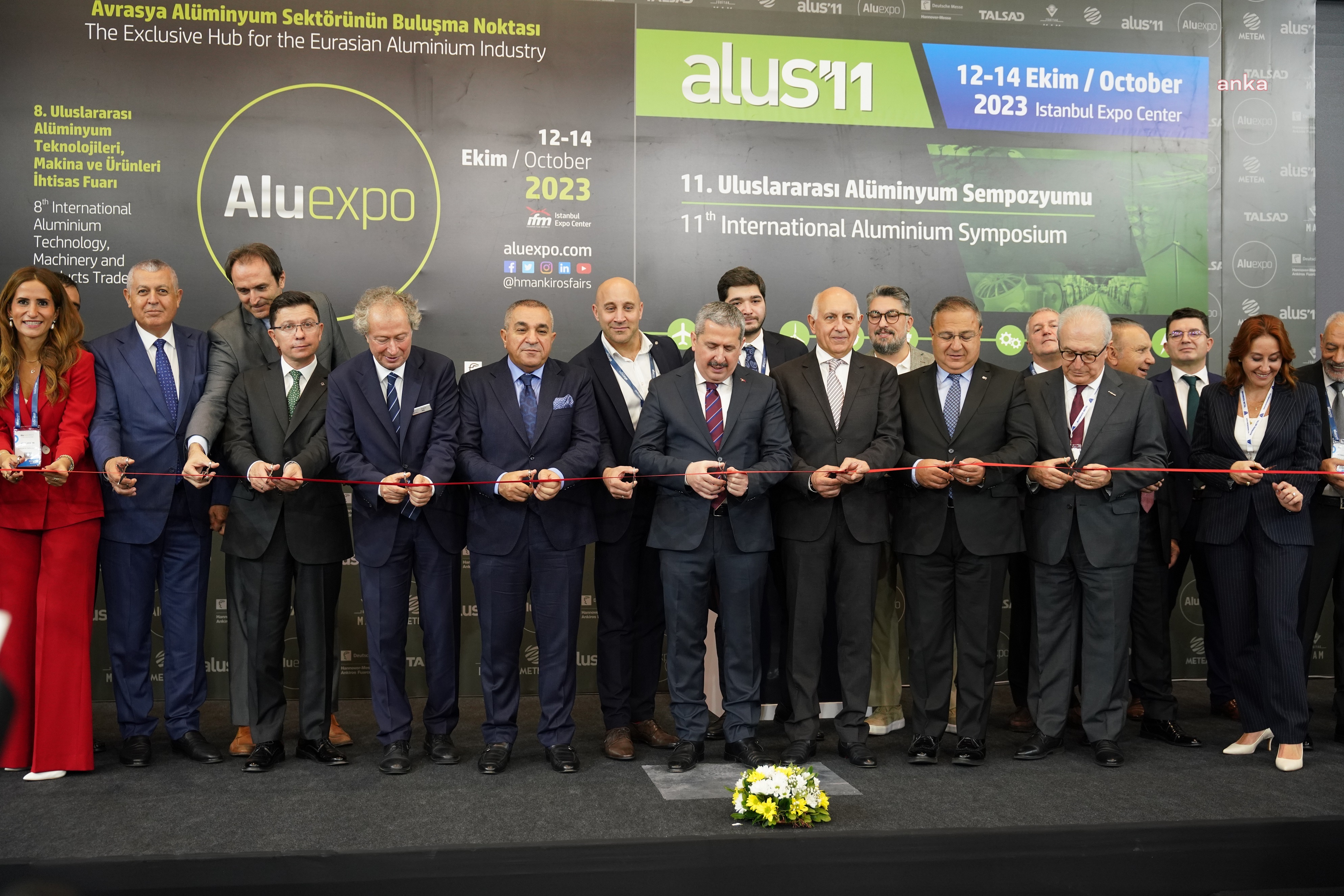 11. ULUSLARARASI ALÜMİNYUM SEMPOZYUMU VE 8. ALUEXPO FUARI BAŞLADI