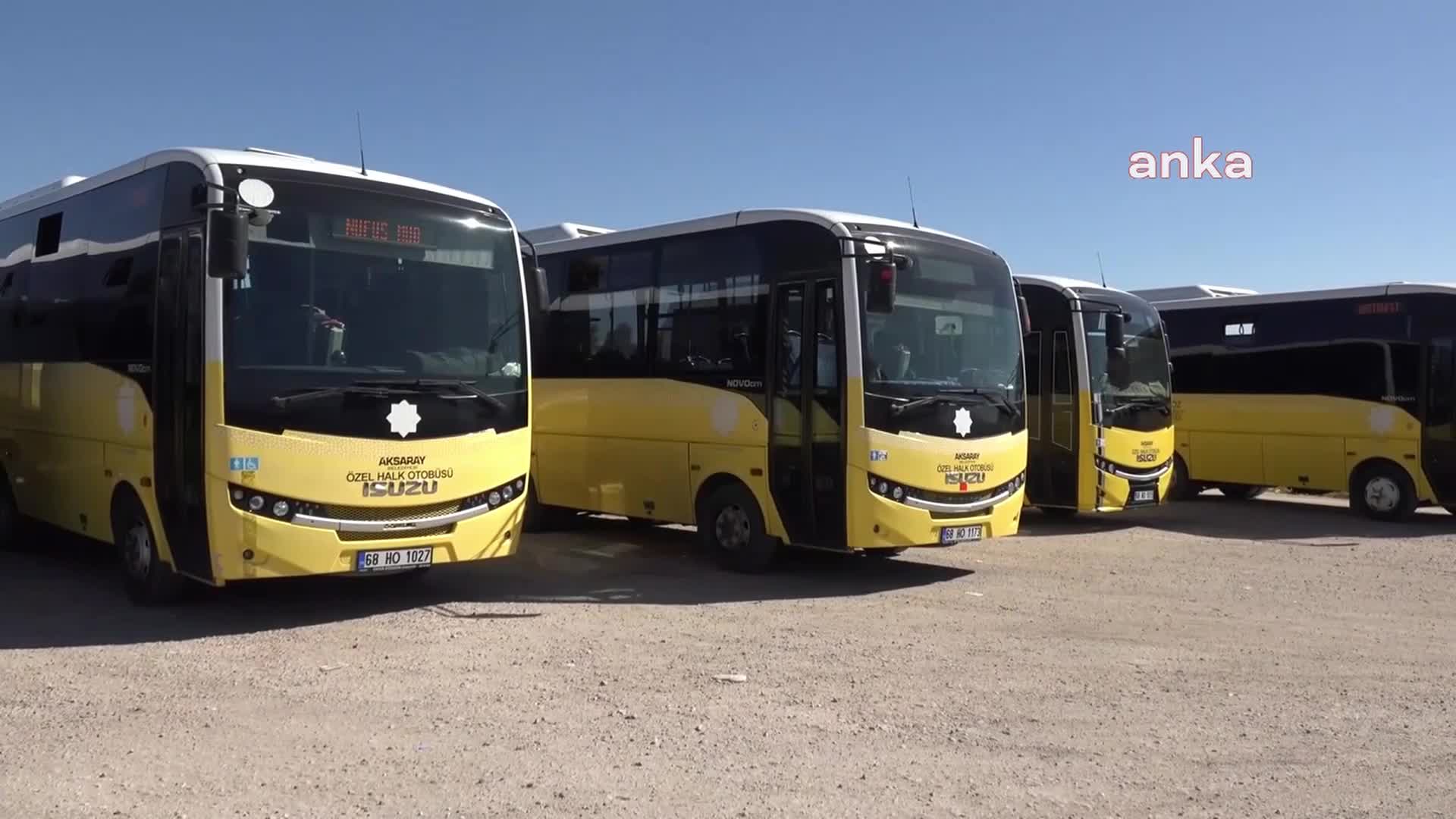 AKSARAY’DA TOPLU TAŞIMAYA İKİ AYDA İKİNCİ ZAM DA YAPILDI