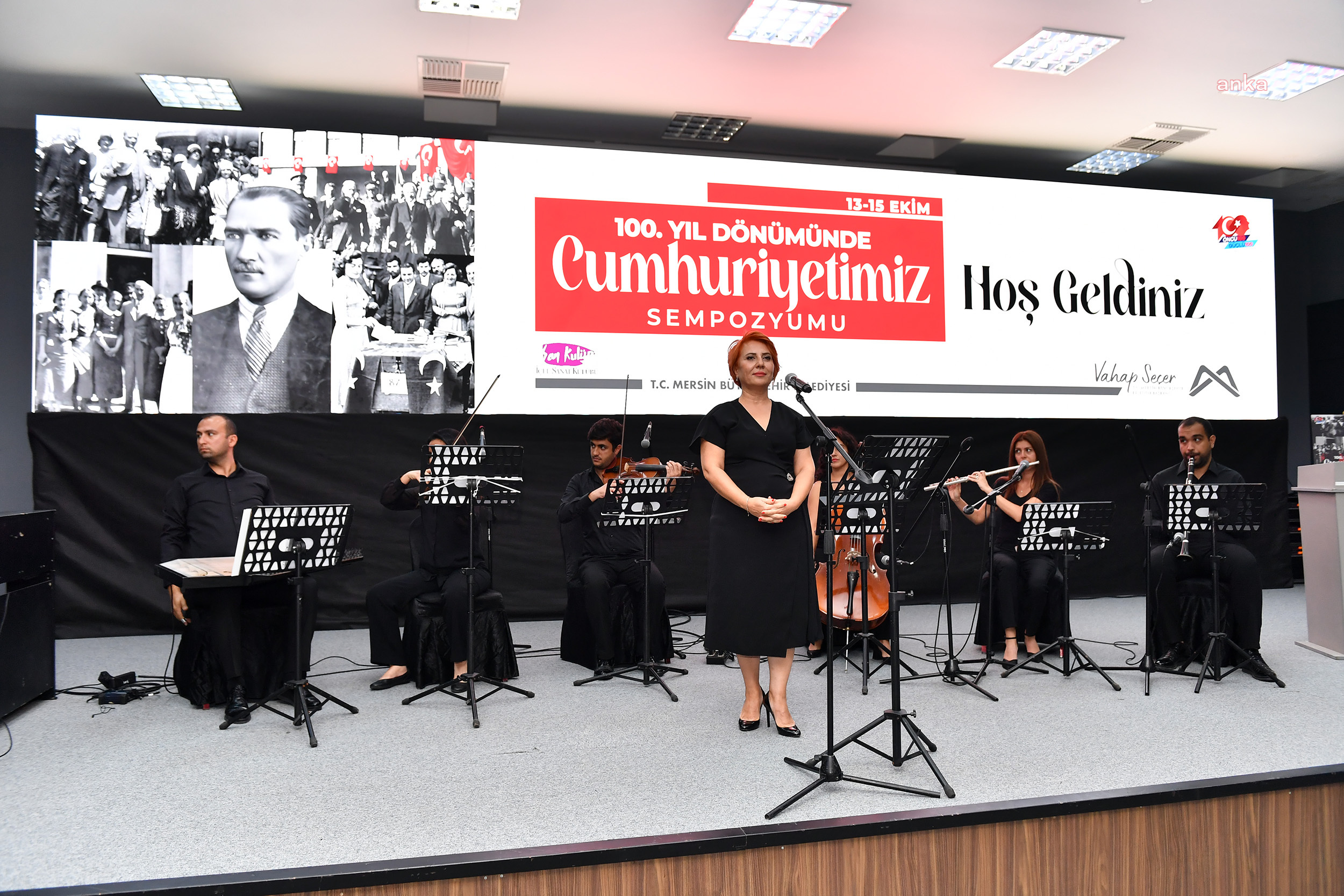 MERSİN BÜYÜKŞEHİR’İN ‘100.YIL DÖNÜMÜNDE CUMHURİYETİMİZ SEMPOZYUMU’ BAŞLADI