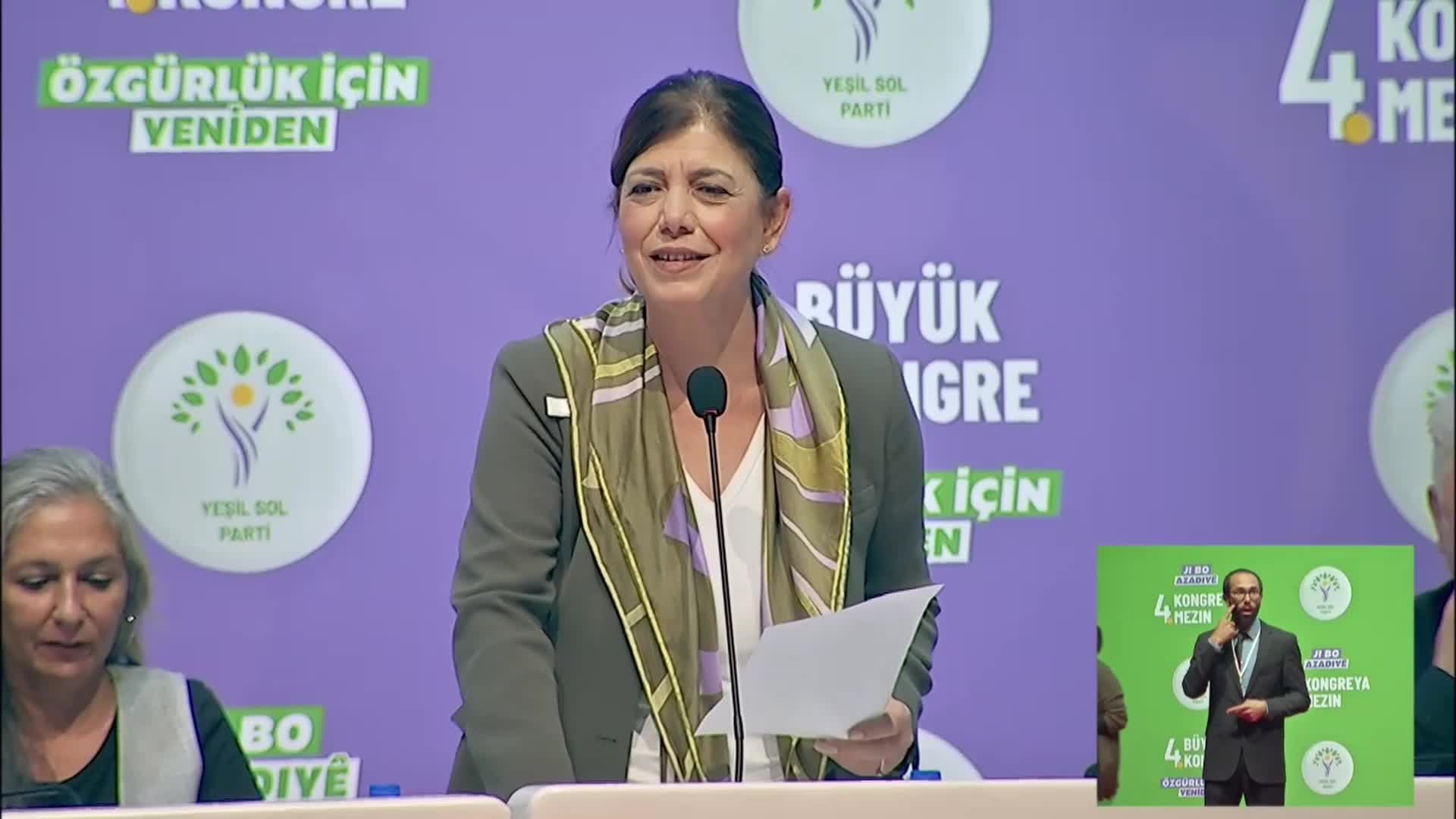 YEŞİL SOL PARTİ’NİN YENİ İSMİ HALKLARIN EŞİTLİK VE DEMOKRASİ PARTİSİ (HEDEP) OLACAK... PARTİNİN YENİ EŞ GENEL BAŞKANLARI İSE TÜLAY HATİMOĞULLARI ORUÇ VE TUNCER BAKIRHAN OLARAK DUYURULDU