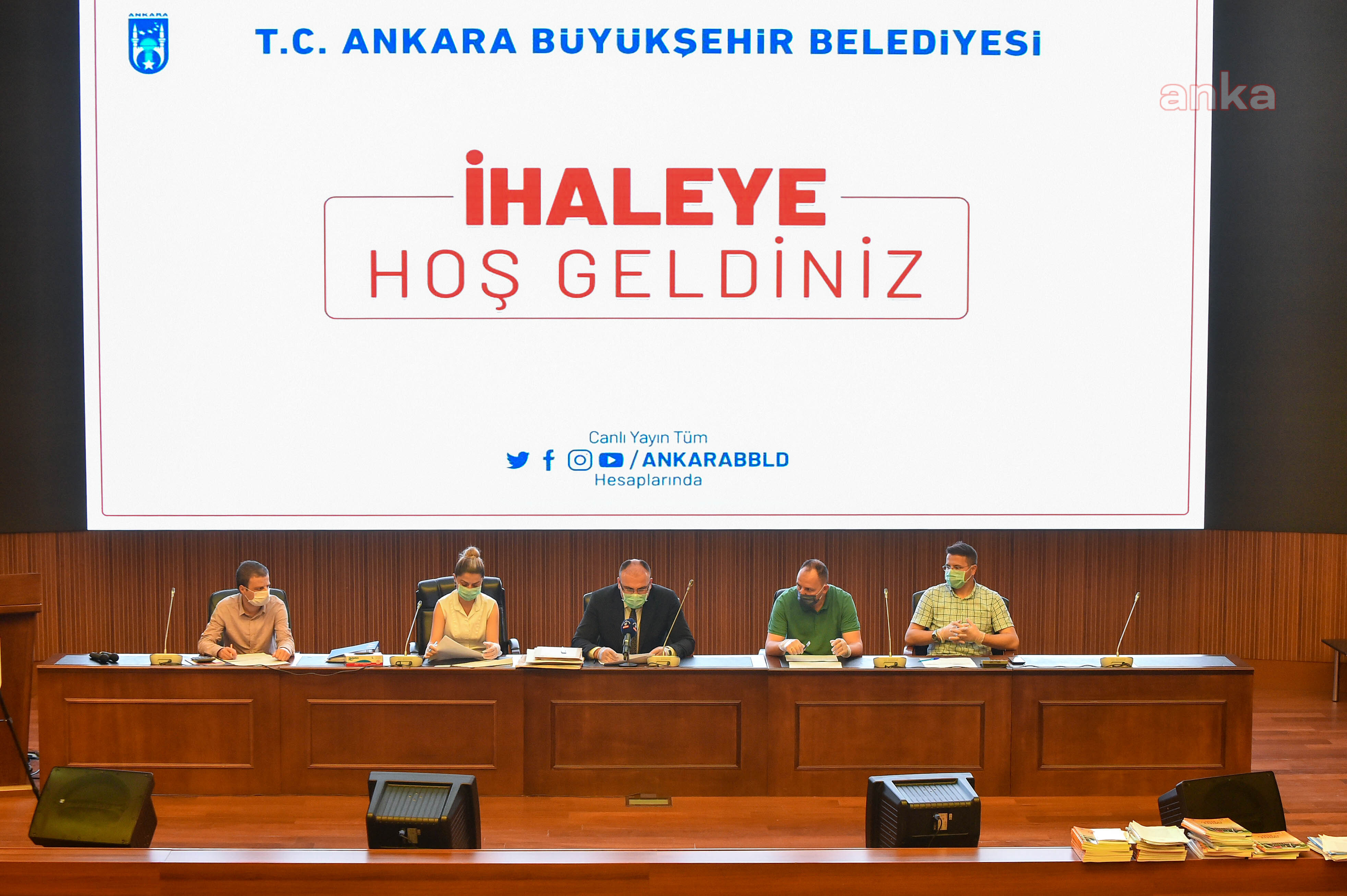 ANKARA BÜYÜKŞEHİR, İHALELERİ CANLI YAYINLAMAYA DEVAM EDİYOR
