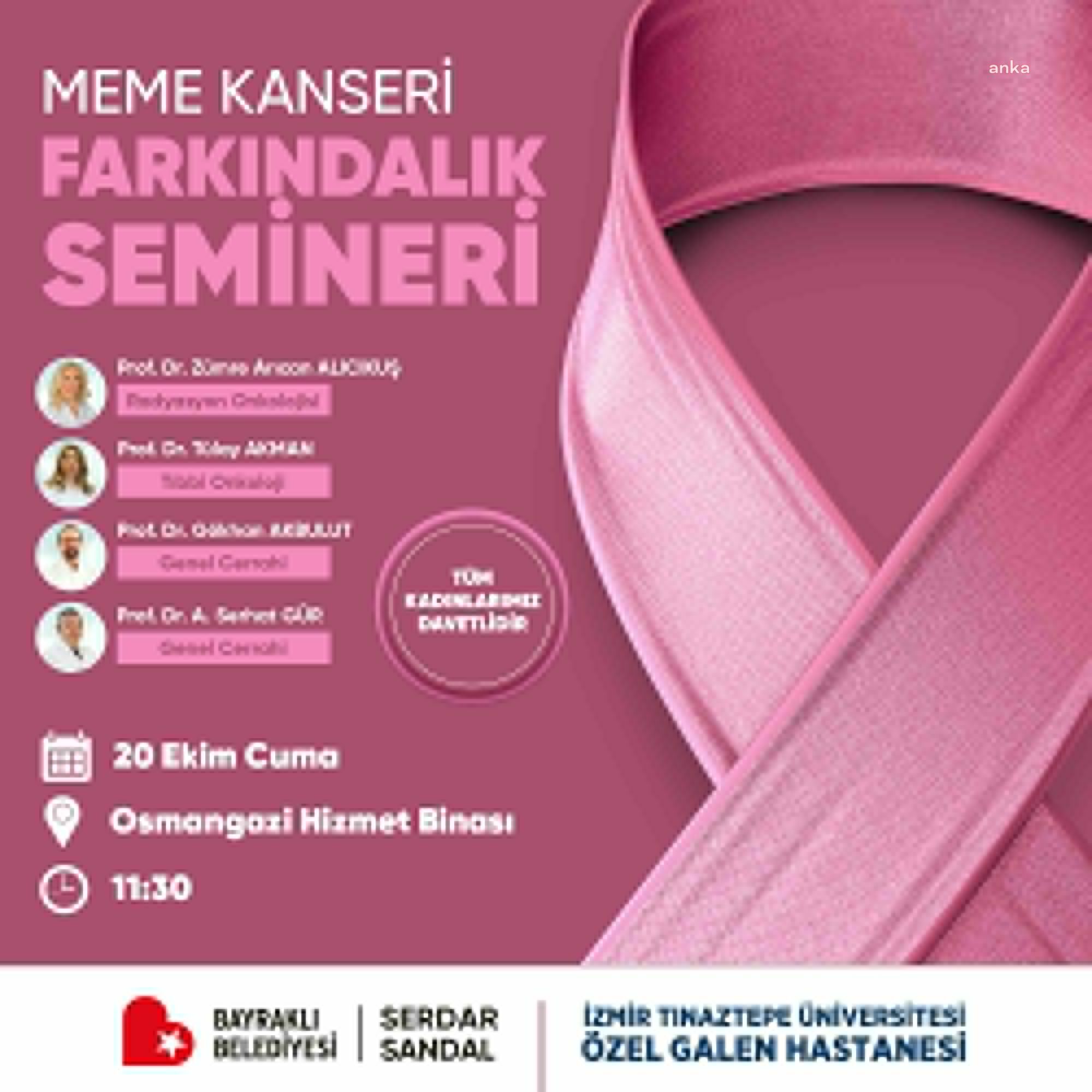 BAYRAKLI’DA “MEME KANSERİ FARKINDALIK” SEMİNERİ