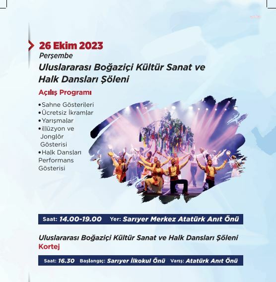 SARIYER BELEDİYESİ CUMHURİYET'İN 100. YILINI 90'LARIN POP YILDIZLARIYLA KUTLAYACAK