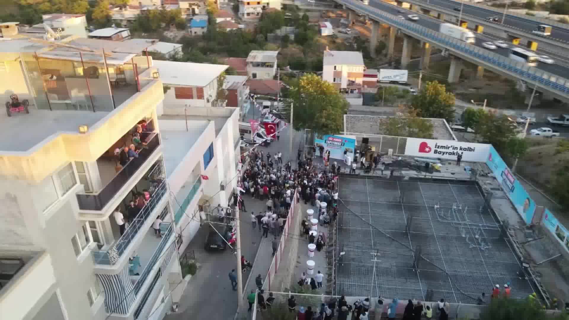 BAYRAKLI BELEDİYESİ'NİN 5. ANAOKULU İÇİN TEMEL ATILDI