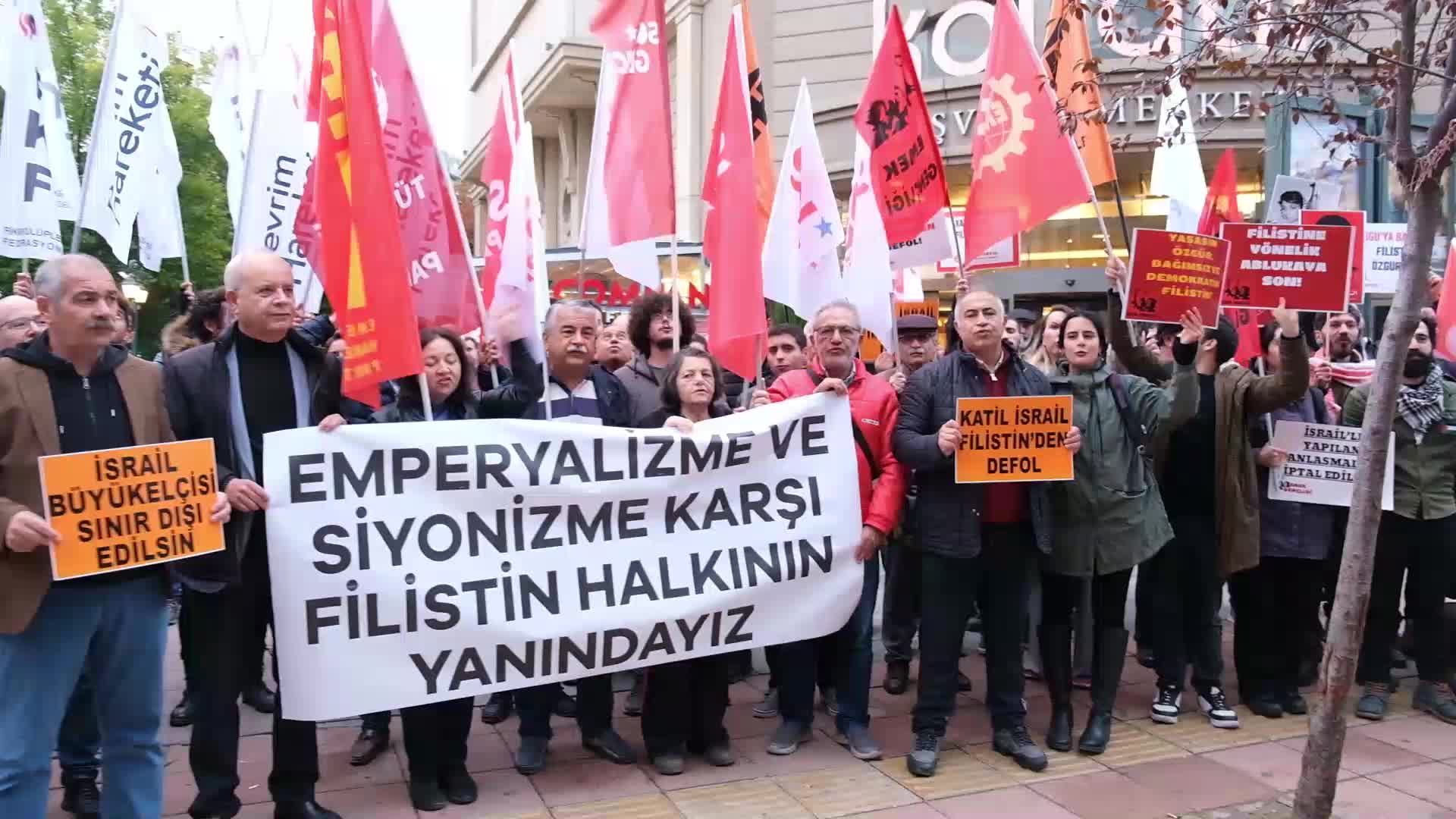 ESKİŞEHİR EMEK VE DEMOKRASİ PLATFORMU: "MEŞRU OLAN FİLİSTİN HALKININ DİRENİŞİDİR"