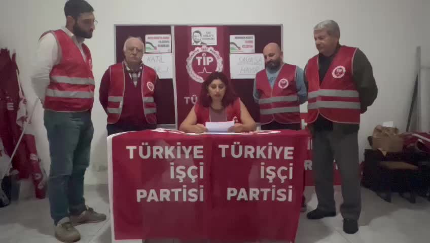 TİP, HOPA’DA GAZZE’DE HASTANELERİ HEDEF ALAN İSRAİL’İ PROTESTO ETTİ: “İSRAİL BÜYÜKELÇİSİNE NOTA DAHİ VERMEYİP KINAMA MESAJLARI YAYINLAMAK İKİYÜZLÜLÜKTÜR”