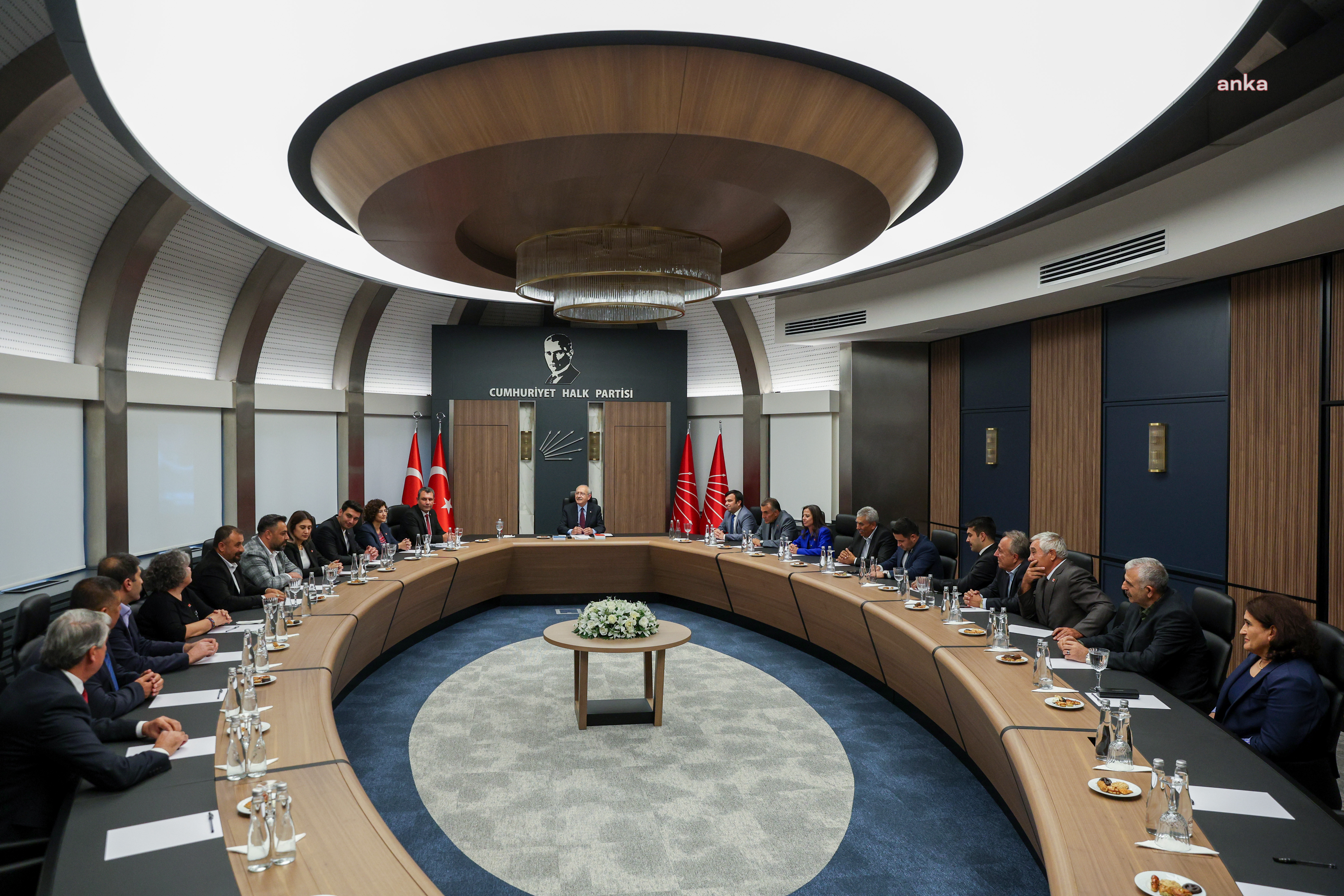KILIÇDAROĞLU, CHP KIRŞEHİR İL BAŞKANI İSA ŞAHİN'İ KABUL ETTİ