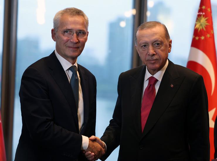 ERDOĞAN, NATO GENEL SEKRETERİ STOLTENBERG İLE TELEFONDA GÖRÜŞTÜ