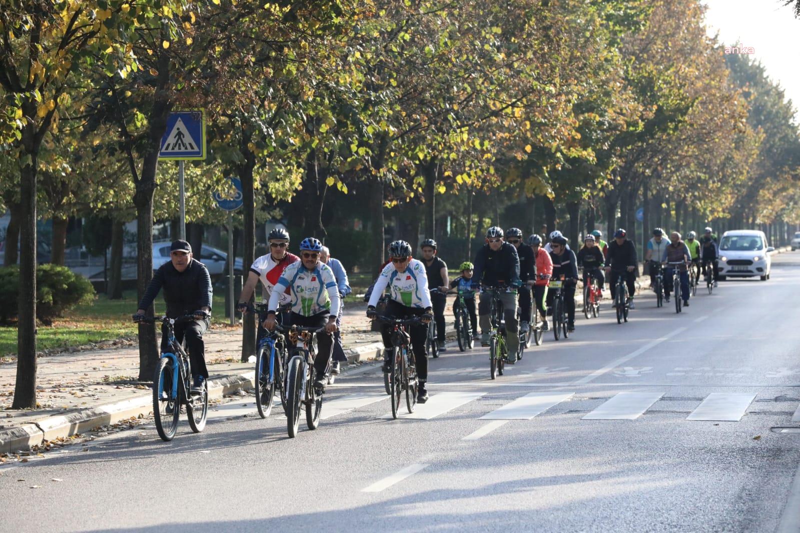 İZMİT’TE PEDALLAR CUMHURİYET'İN 100’ÜNCÜ YILI İÇİN ÇEVRİLDİ