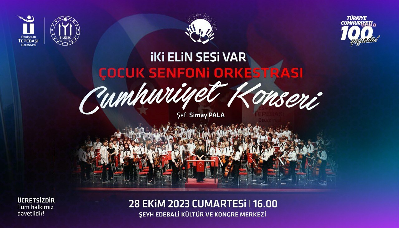 İKİ ELİN SESİ VAR ÇOCUK SENFONİ ORKESTRASI BİLECİK'TE SAHNE ALACAK