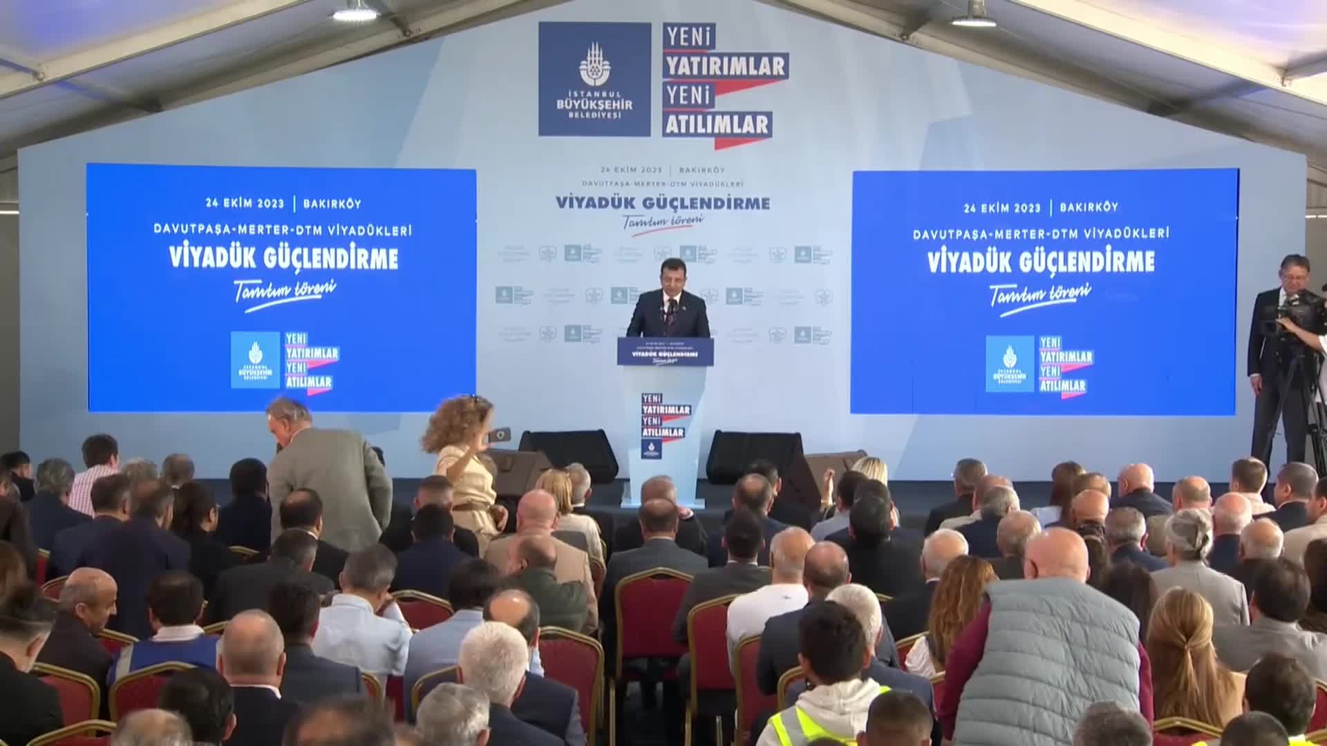 İMAMOĞLU’NDAN ALTYAPI VE DÖNÜŞÜM BAŞKANLIĞI’NA TEPKİ: “BİRİLERİ İSTANBUL’UN HAKKINA, HUKUKUNA TECAVÜZ EDİYOR"