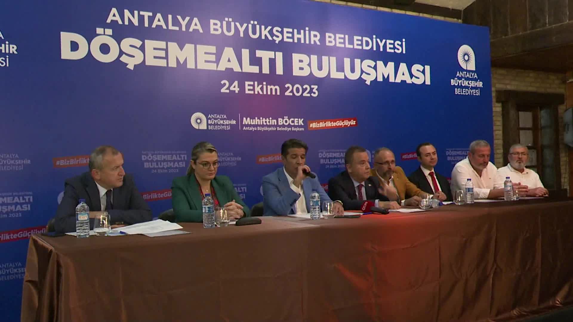 ANTALYA BÜYÜKŞEHİR BELEDİYE BAŞKANI BÖCEK DÖŞEMEALTI’NDA