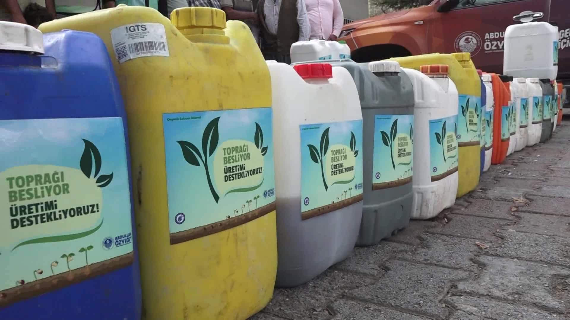 YENİŞEHİR BELEDİYESİ ORGANİK SOLUCAN GÜBRESİ DAĞITIMINI SÜRDÜRÜYOR