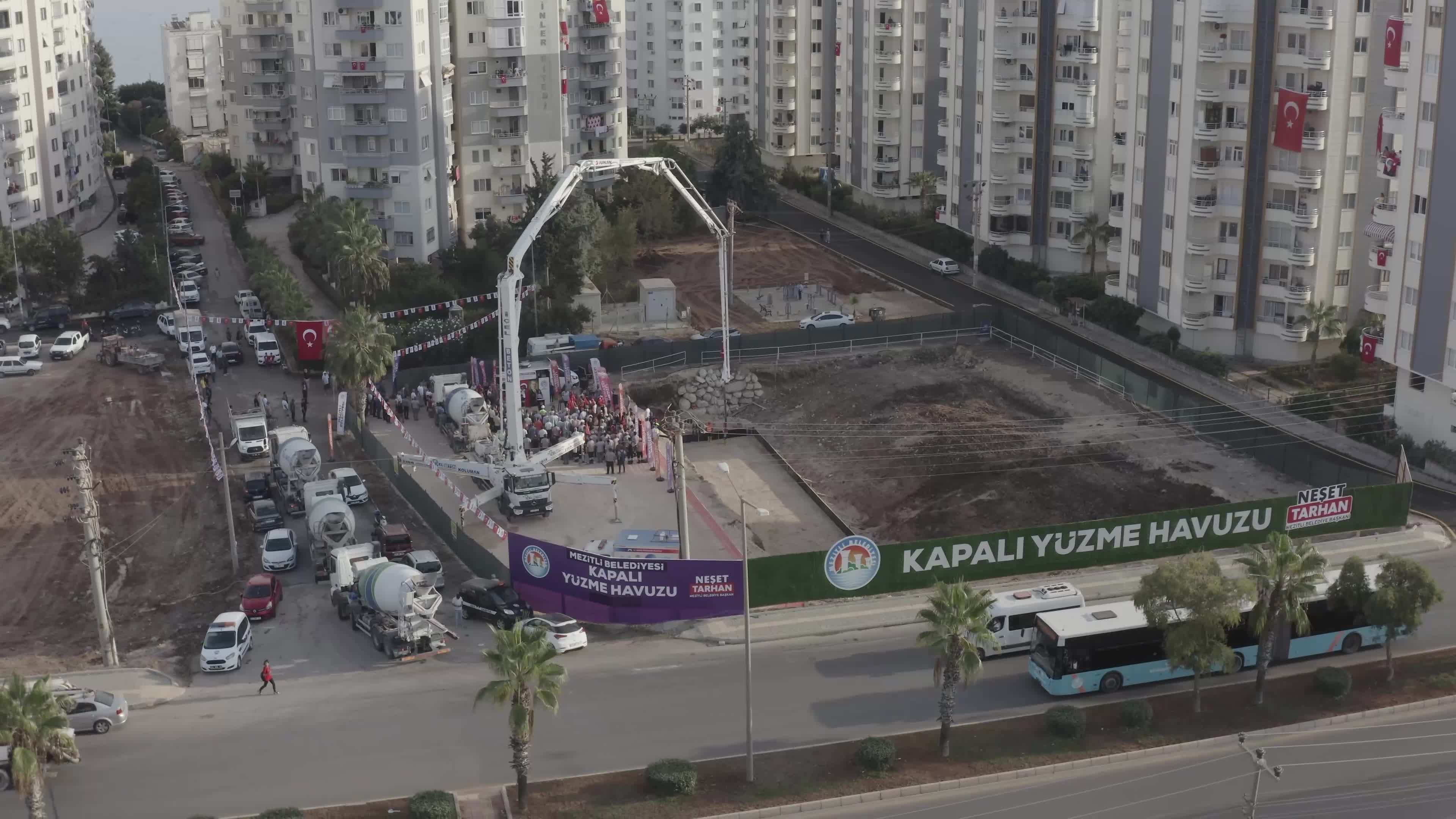 MEZİTLİ’DE 100. YILDA DEV TEMEL ATMA TÖRENİ