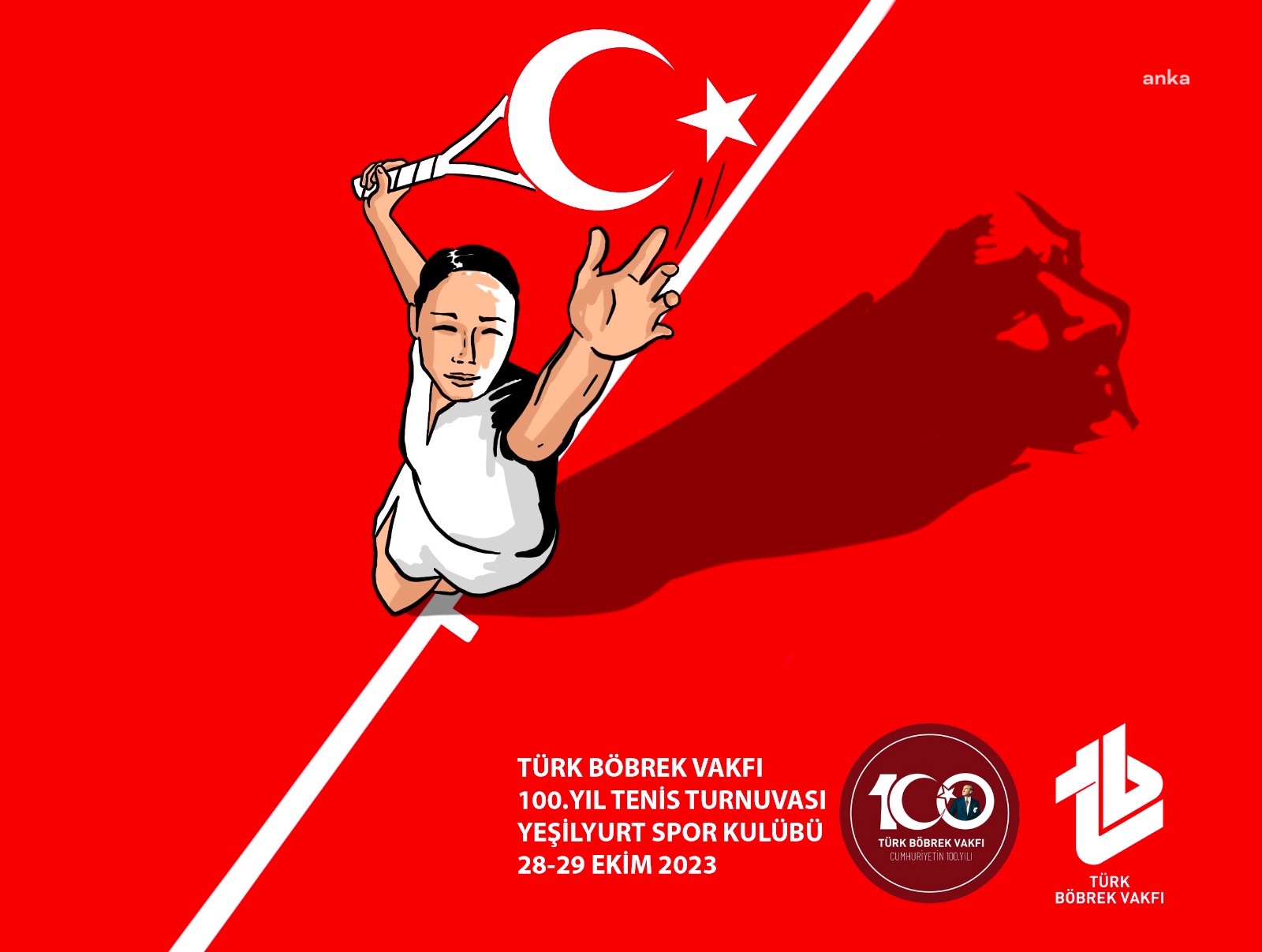 TÜRK BÖBREK VAKFI’NDAN CUMHURİYET’İN 100. YILINA ÖZEL TENİS TURNUVASI