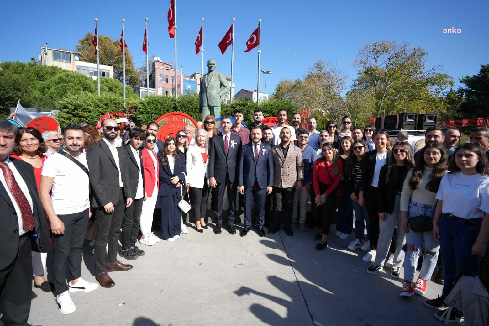 KARTAL BELEDİYE BAŞKANI YÜKSEL, ATATÜRK ANITI’NA ÇELENK SUNMA PROGRAMINA KATILDI