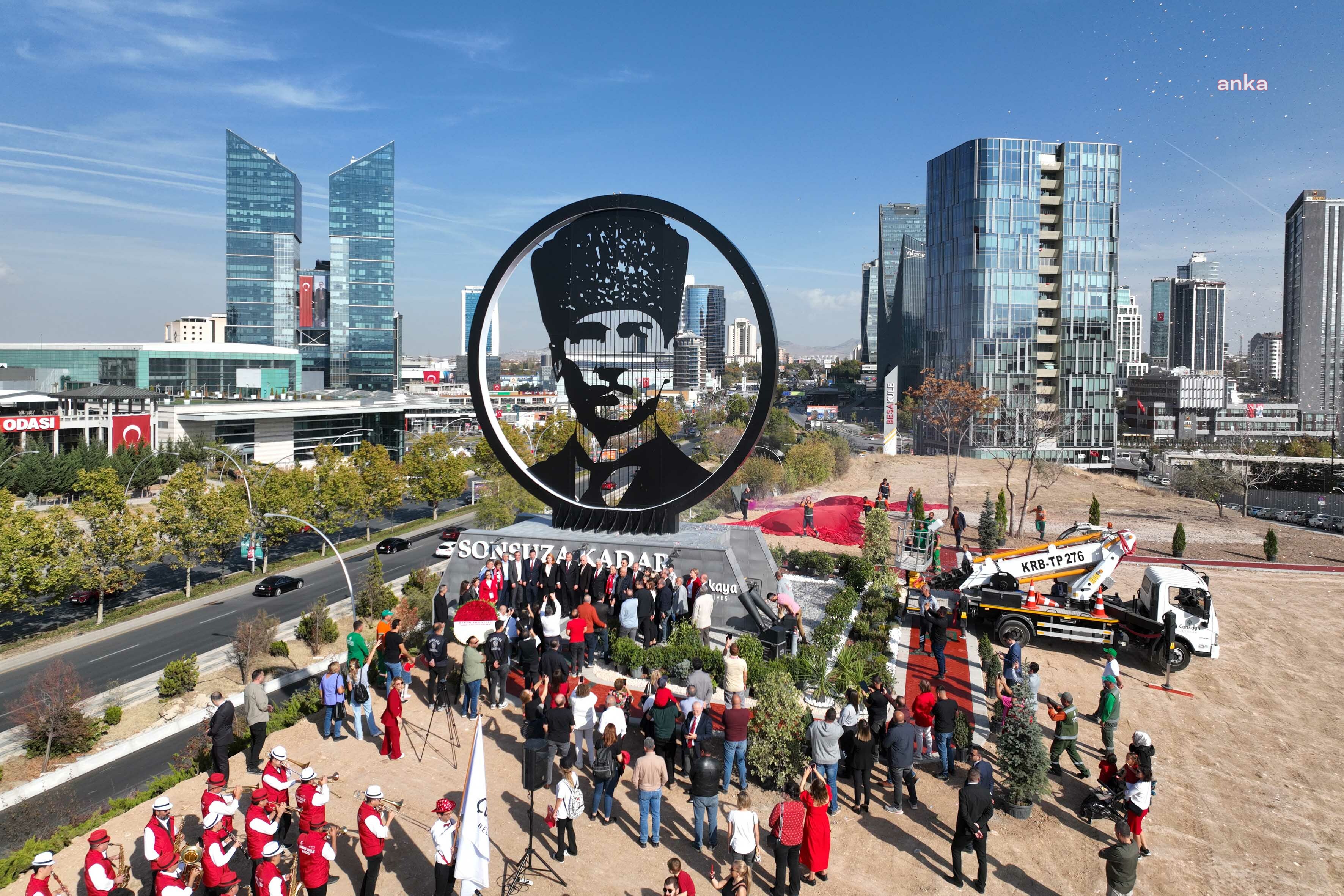 ÇANKAYA BELEDİYESİNDEN ESKİŞEHİR YOLU’NA ATATÜRK ANITI