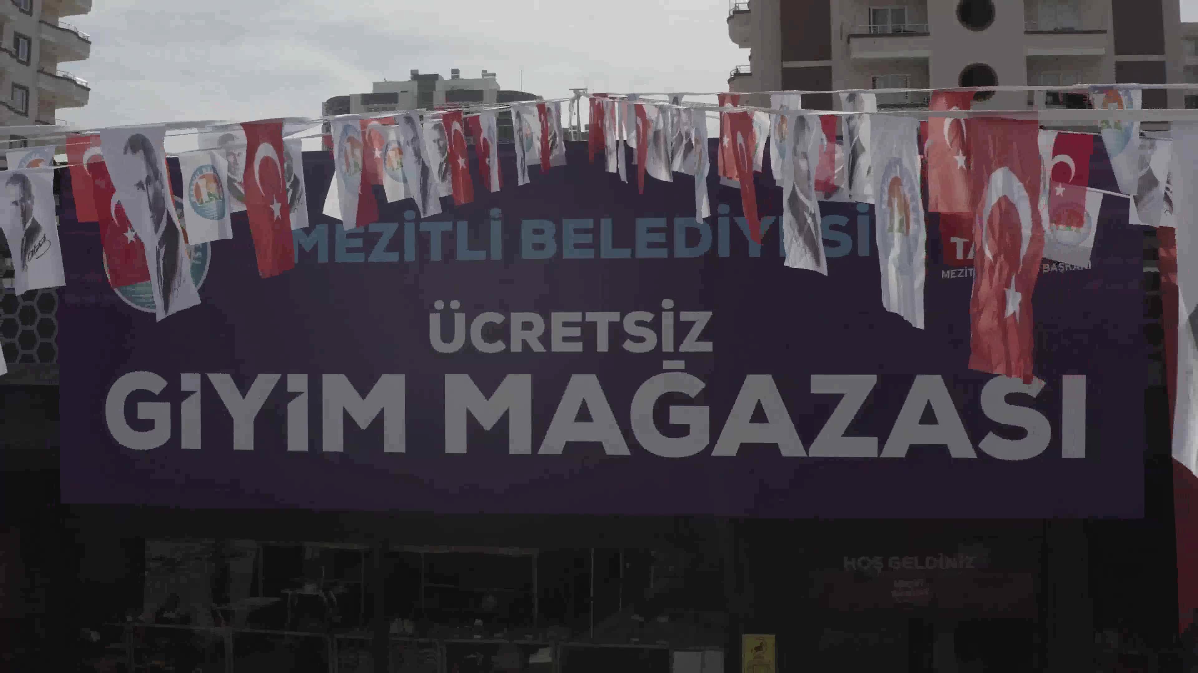 MEZİTLİ BELEDİYESİ'NDEN ‘ÜCRETSİZ GİYİM MAĞAZASI’