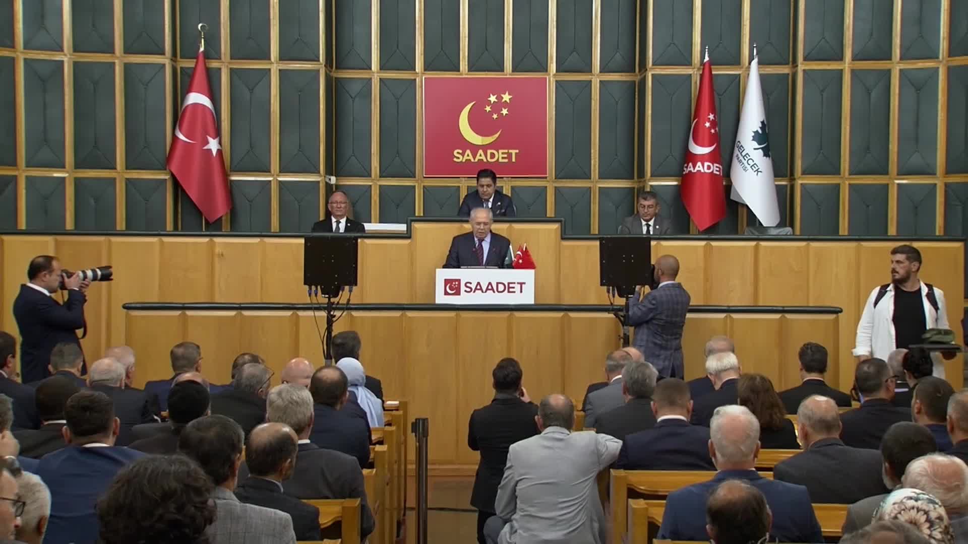 SAADET PARTİSİ GENEL BAŞKAN VEKİLİ TEKİR: "ASANSÖRLERİN BAKIMINI DAHİ DOĞRU DÜZGÜN YAPAMAYAN İKTİDARDAN GAZZE'YE TANK GÖNDERMESİNİ BEKLEMEK ABESLE İŞTİGAL OLUR"
