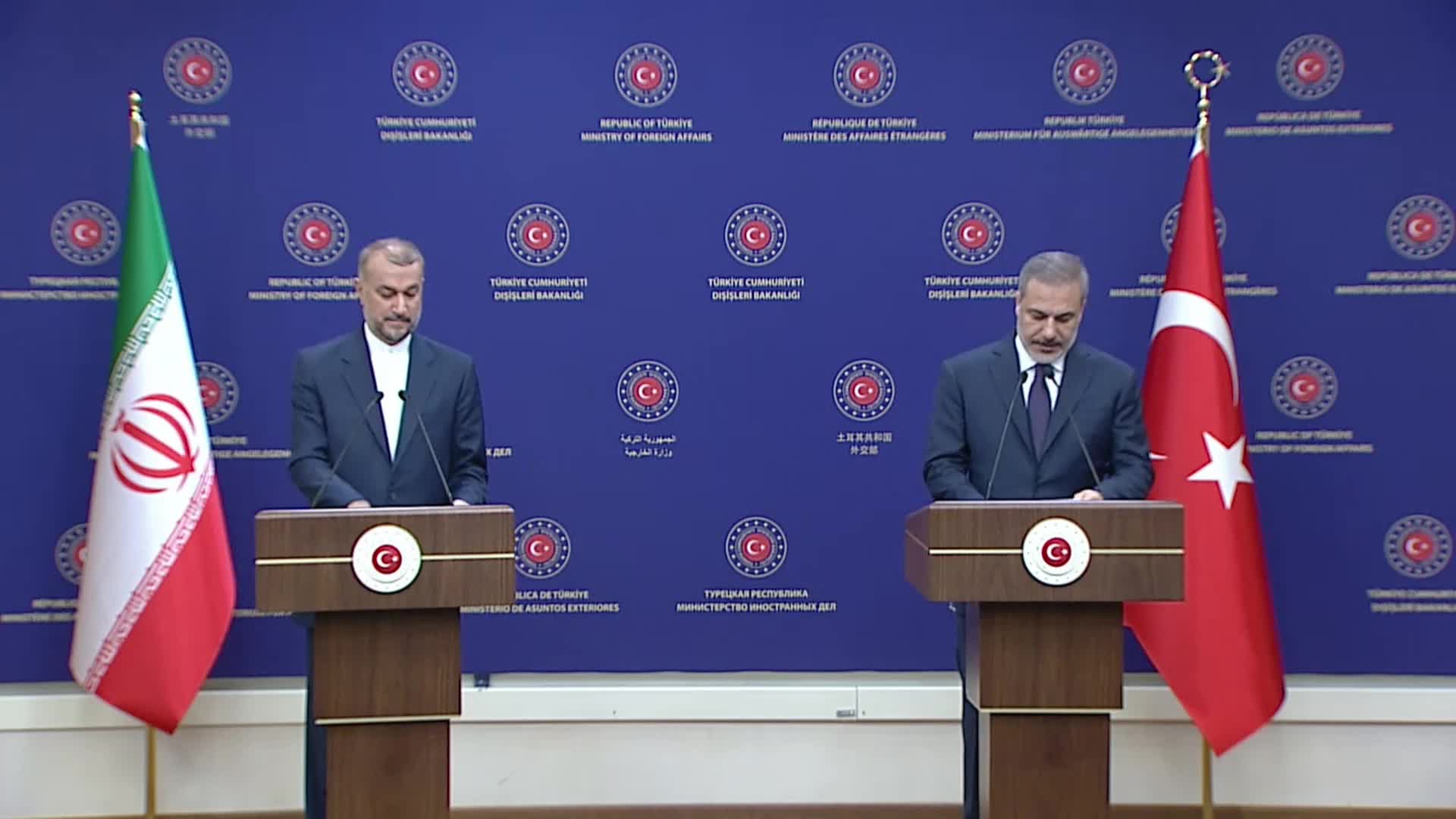 HAKAN FİDAN: AB, TOPLUCA ALDIĞI POZİSYON GEREĞİ ATEŞKES İFADESİNİ DUYMAK İSTEMİYOR. İNSANİ YARDIMLARLA İLGİLİ BASKI UYGULAYICI ZEMİNİ DE KABUL ETMİYOR