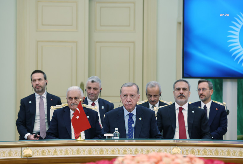 ERDOĞAN: "100'ÜNCÜ YILINI KUTLAYAN TÜRKİYE CUMHURİYETİ OLARAK TÜRK DÜNYASININ BARIŞI, REFAHI VE GÜVENLİĞİ YÖNÜNDE ADIMLAR ATMAYI SÜRDÜRECEĞİZ"