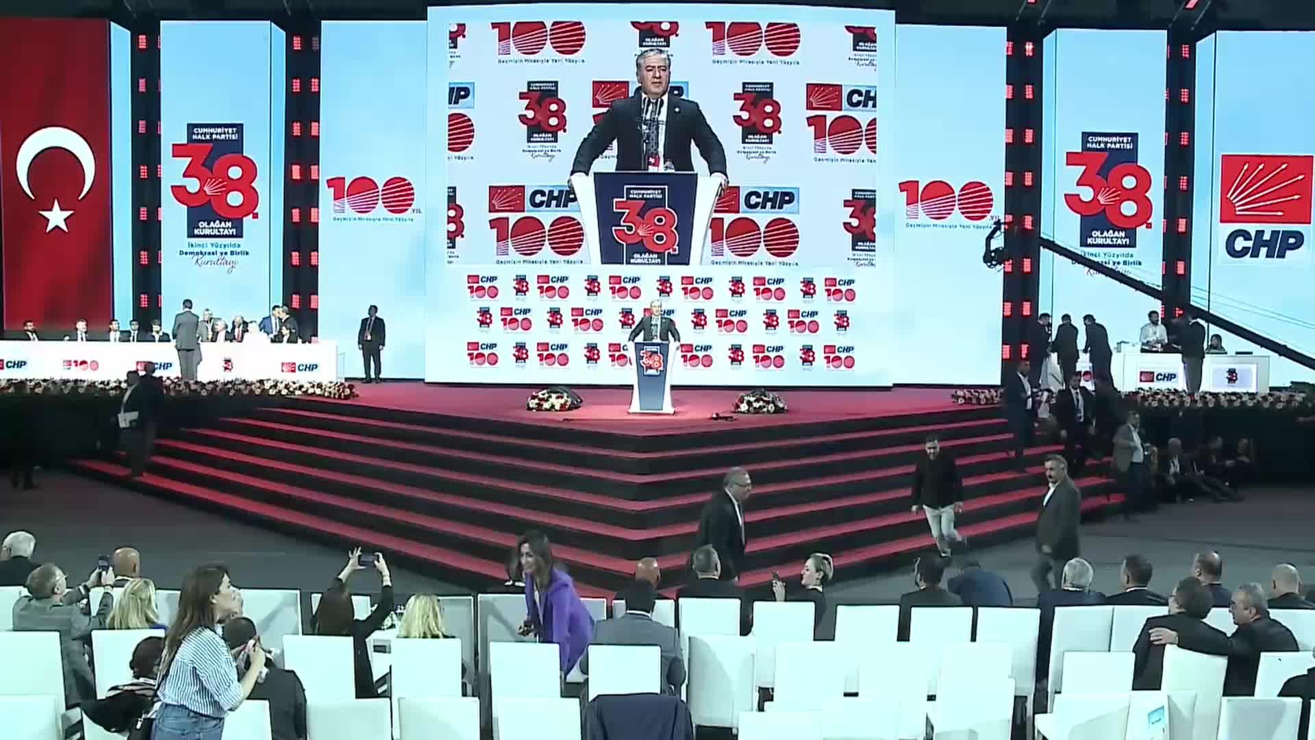 CHP 38. OLAĞAN KURULTAYI... PARTİ MECLİSİ ÜYELERİ VE MİLLETVEKİLLERİ KURULTAY’DA SÖZ ALDI