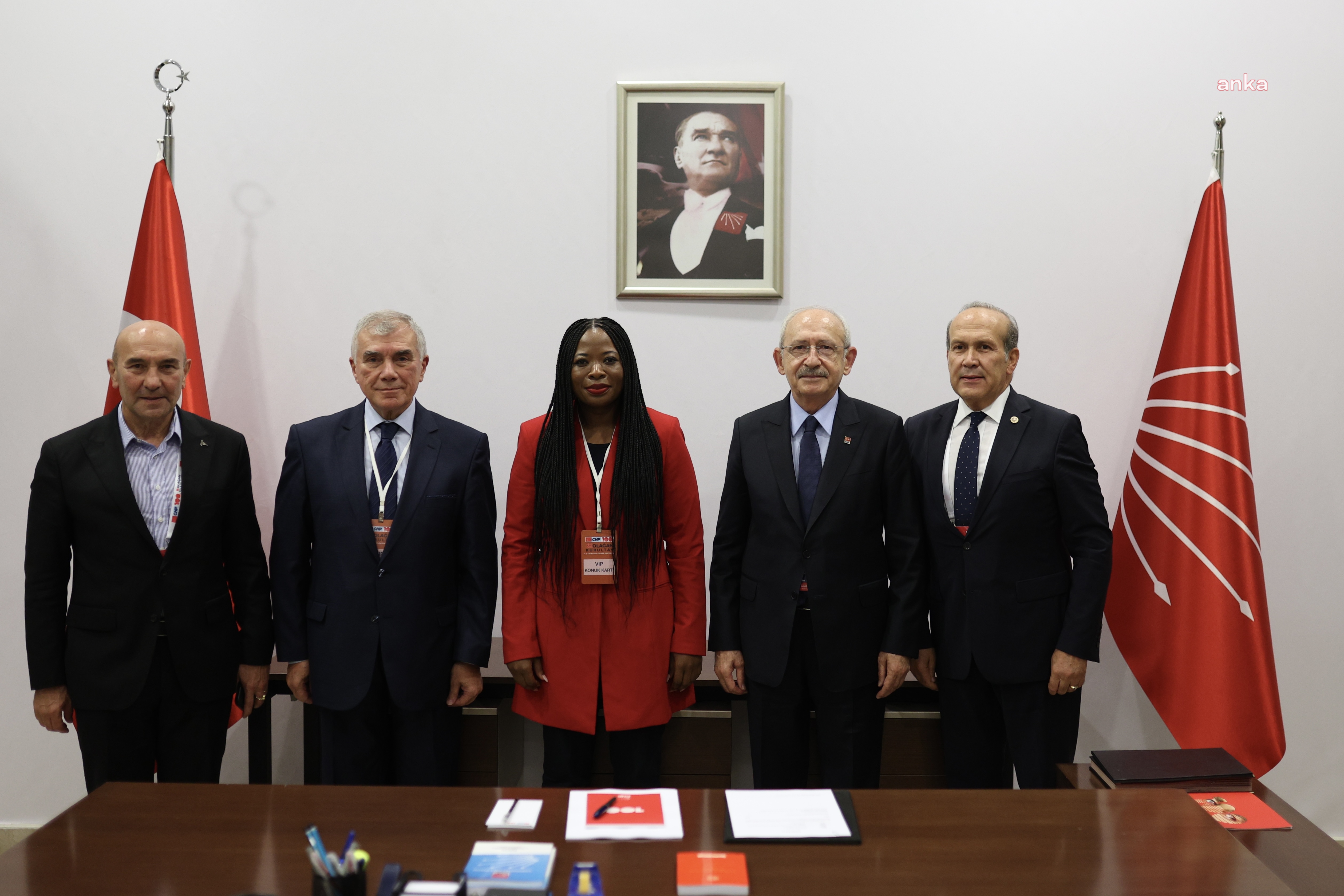KILIÇDAROĞLU, SOSYALİST ENTERNASYONEL GENEL SEKRETERİ BENEDİCTA LASİ İLE BİR ARAYA GELDİ