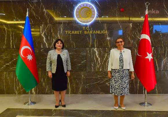 TİCARET BAKANI PEKCAN, AZERBAYCAN MECLİS BAŞKANI İLE GÖRÜŞTÜ